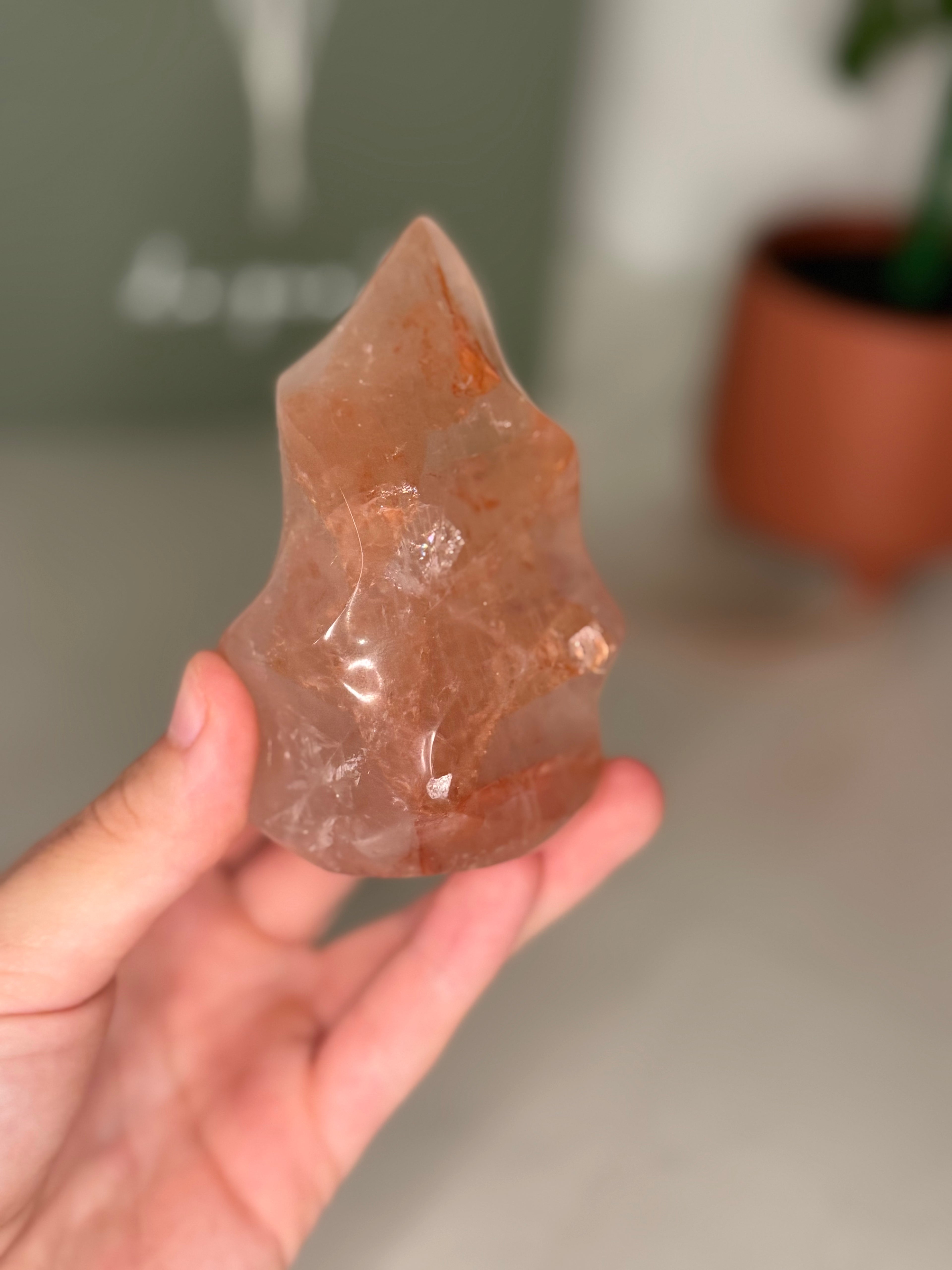 Fire quartz flame