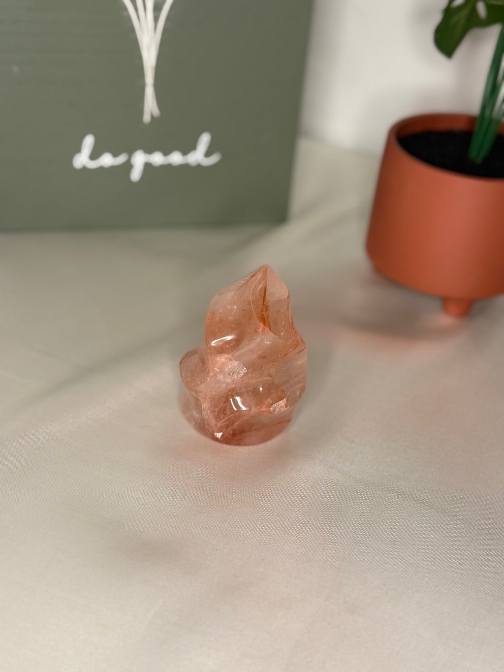 Fire quartz flame