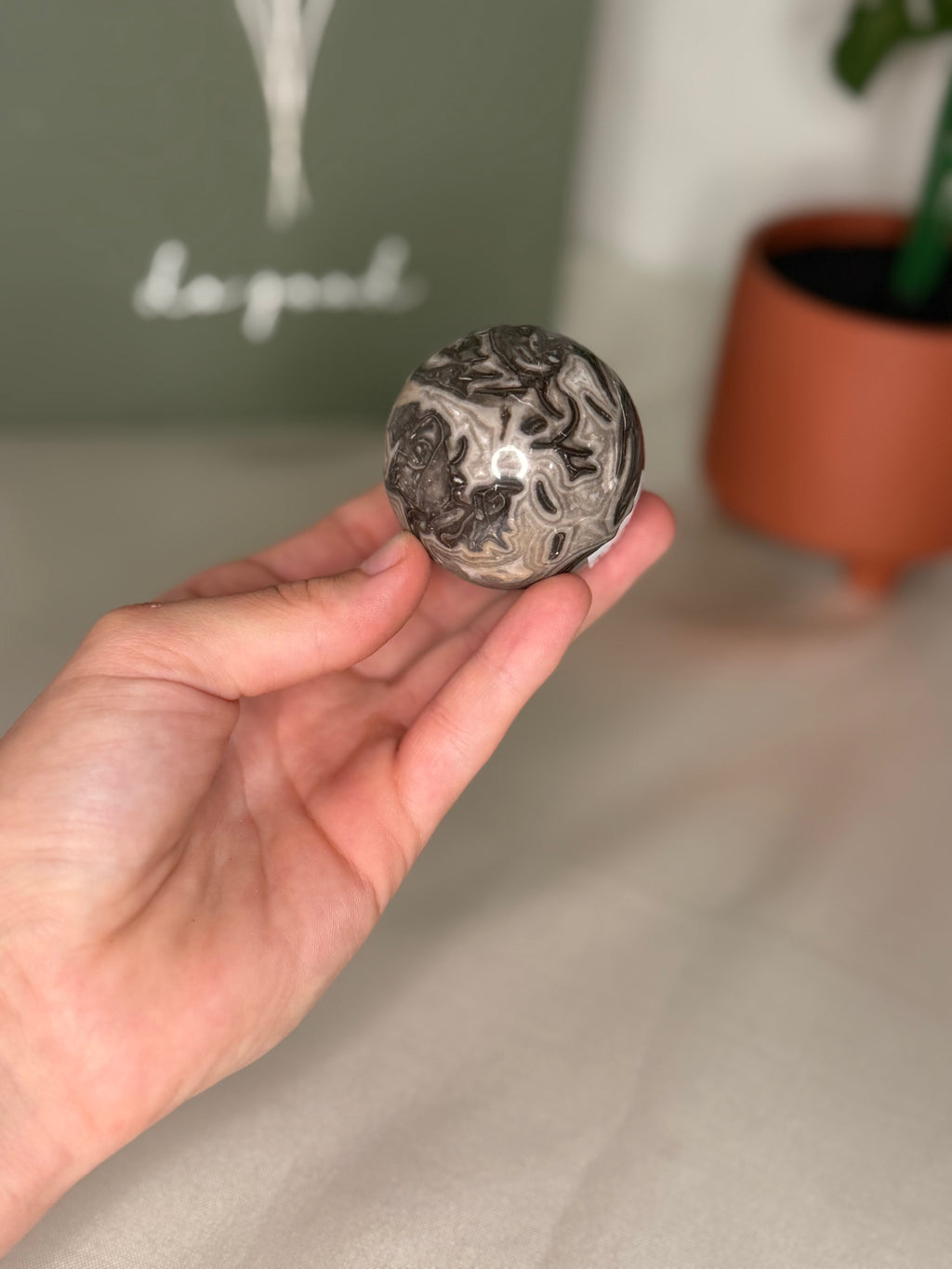 Picasso jasper sphere