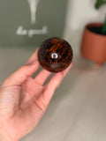 Mahogany obsidian sphere
