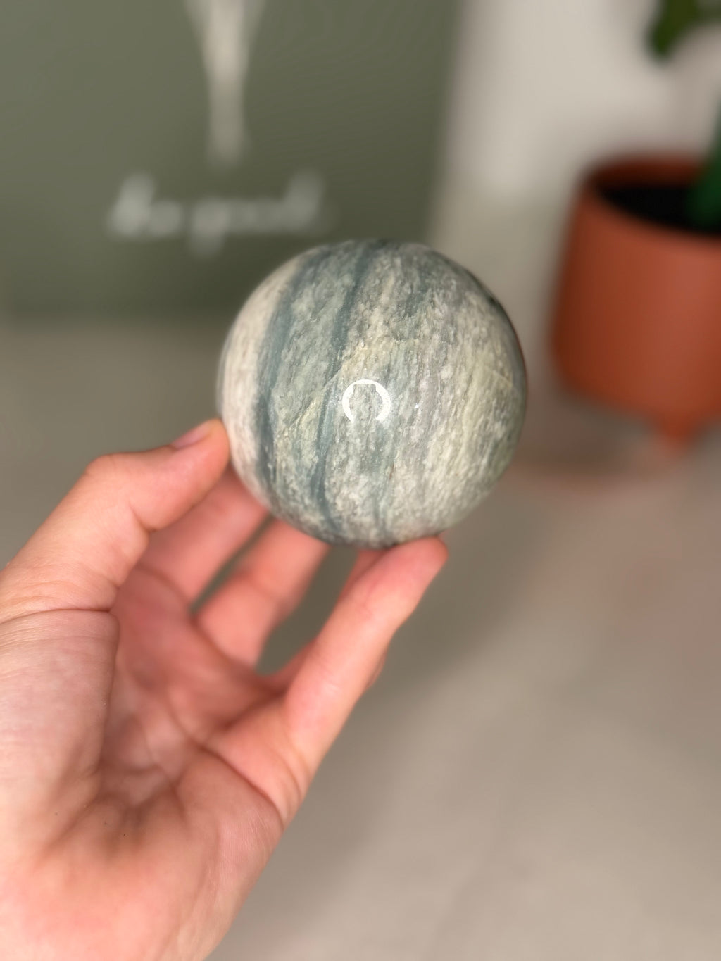 Caribbean calcite sphere