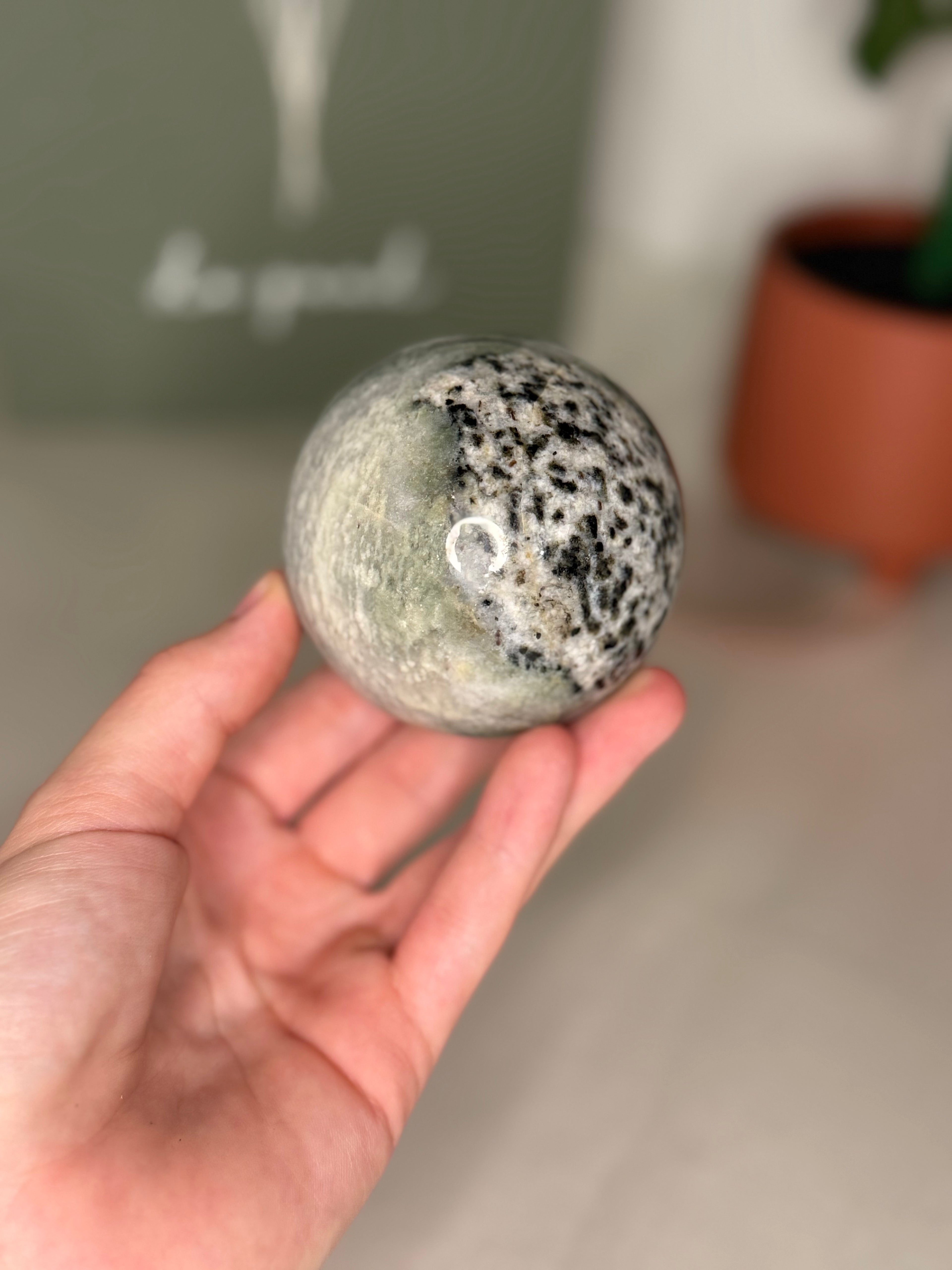 Caribbean calcite sphere