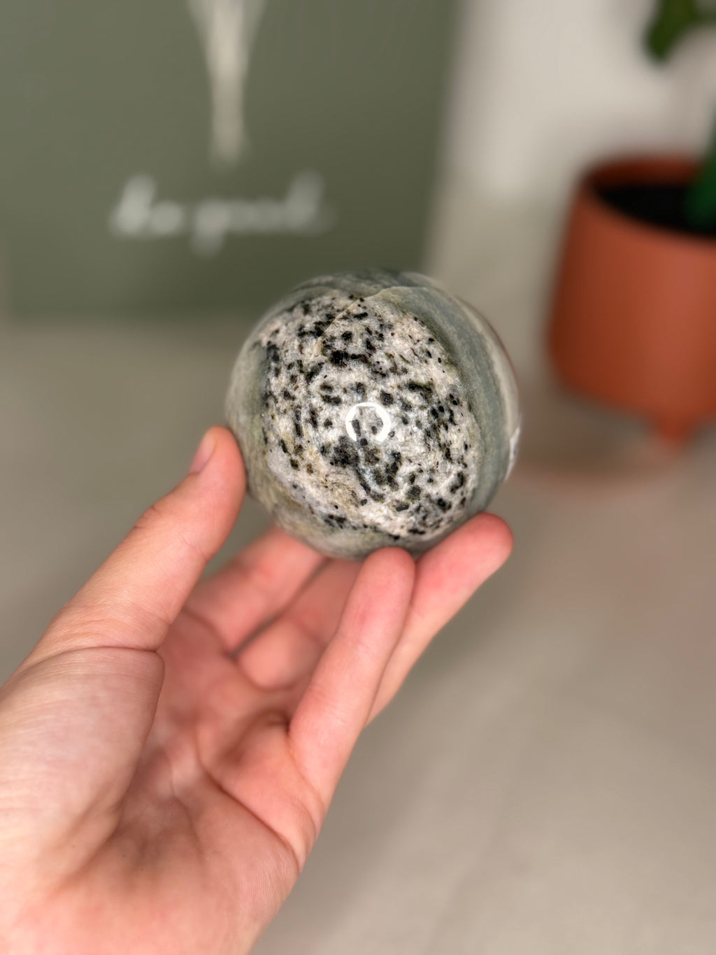 Caribbean calcite sphere
