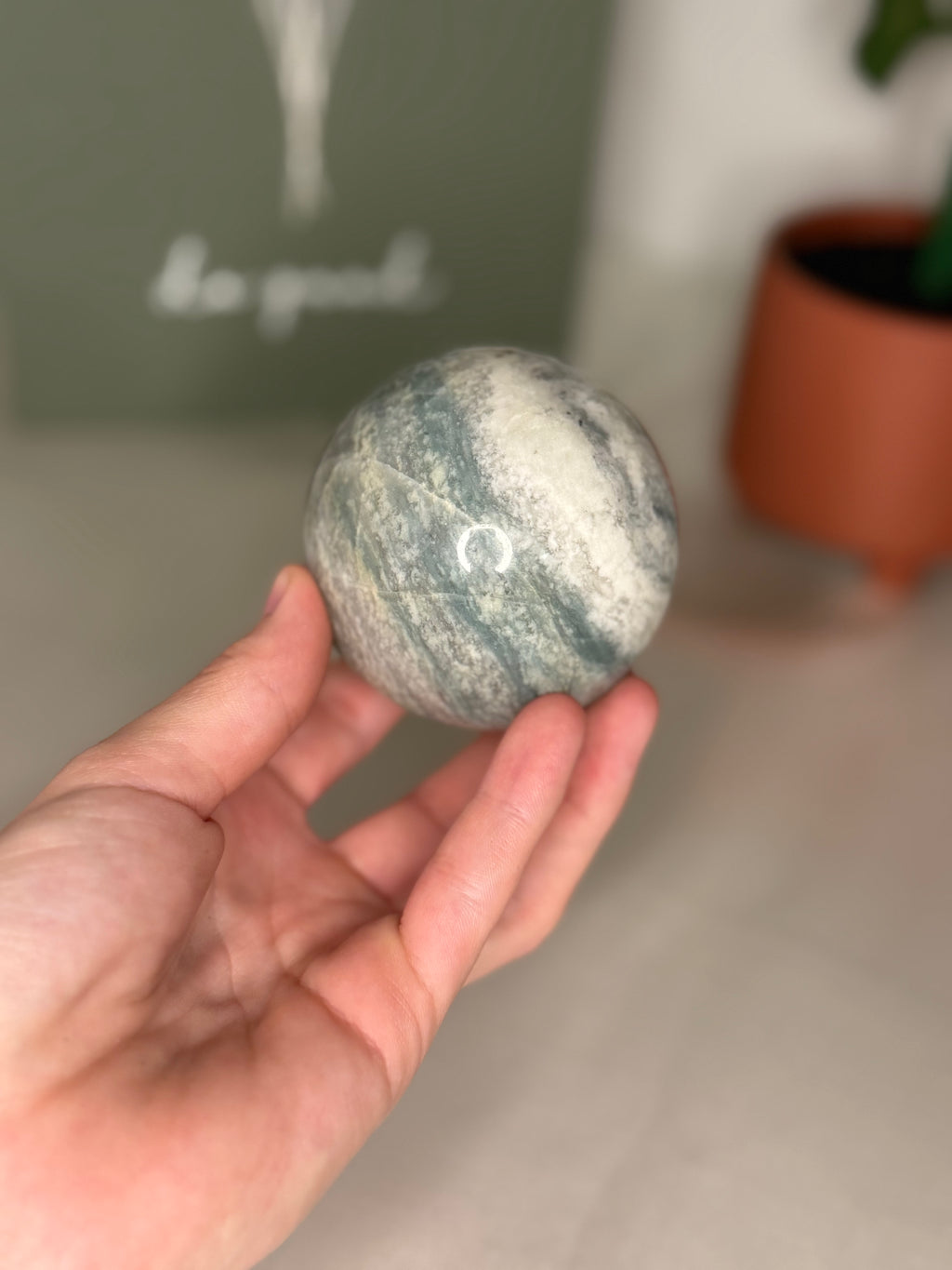 Caribbean calcite sphere