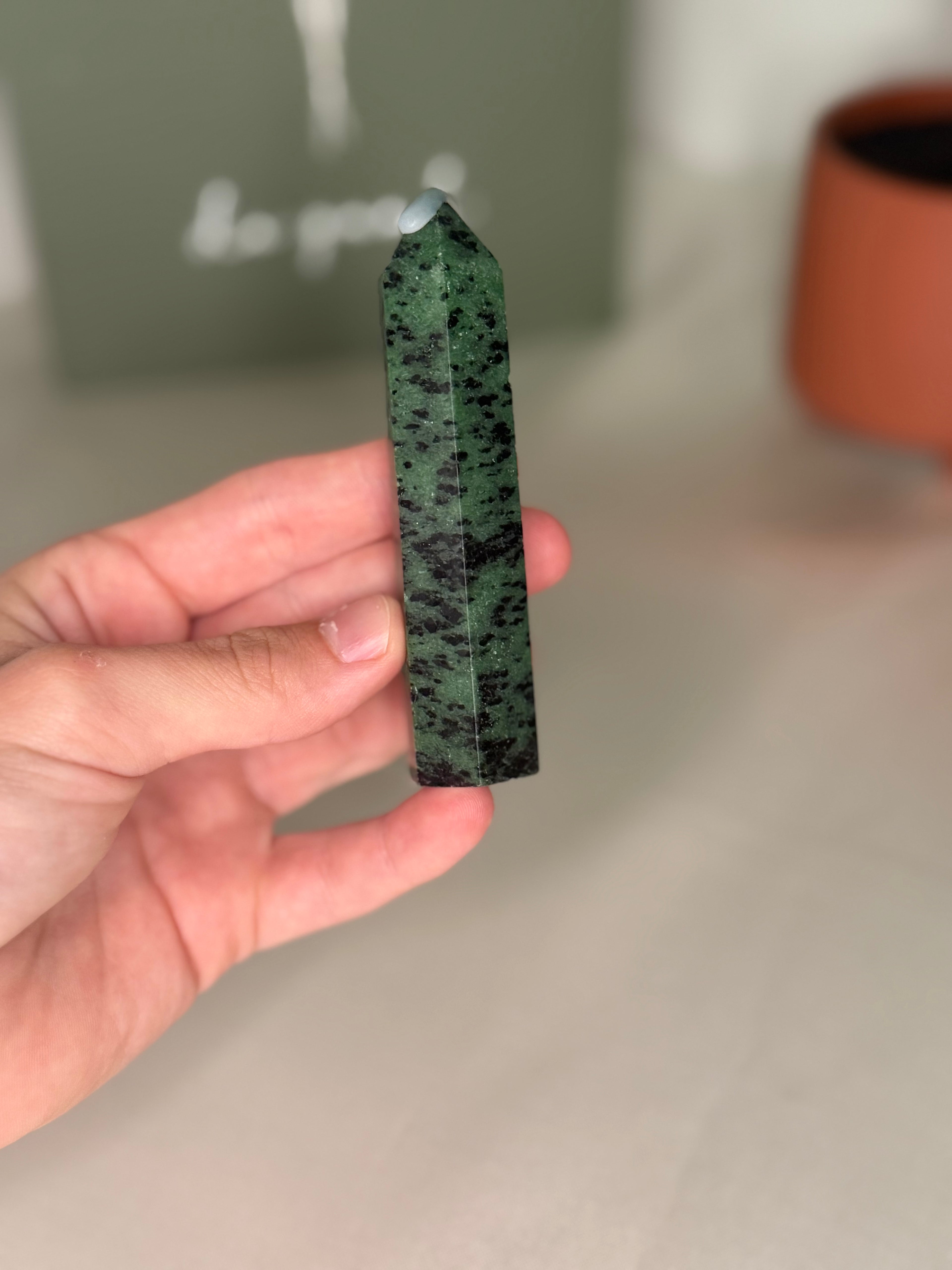 Ruby zoisite tower