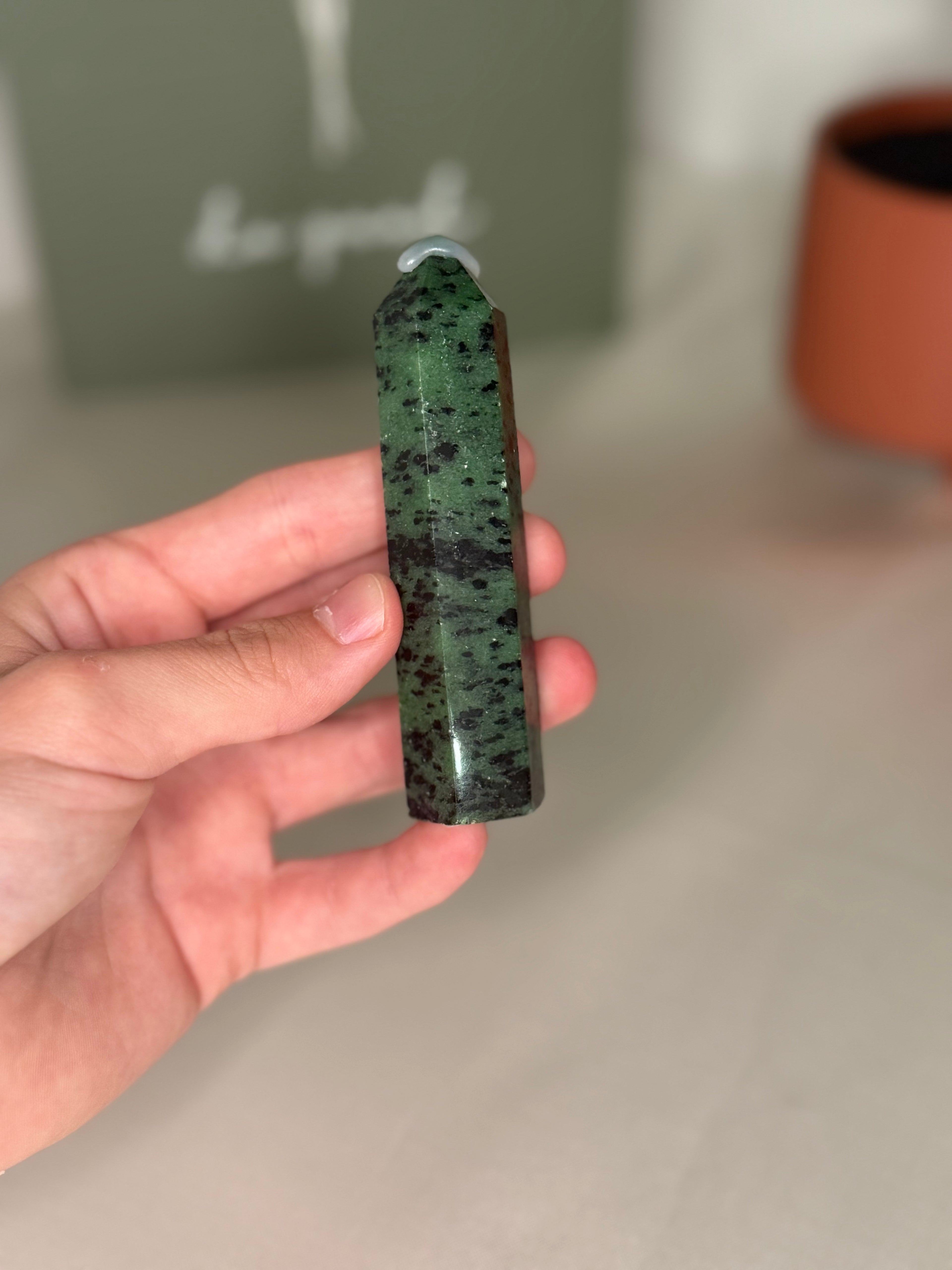 Ruby zoisite tower