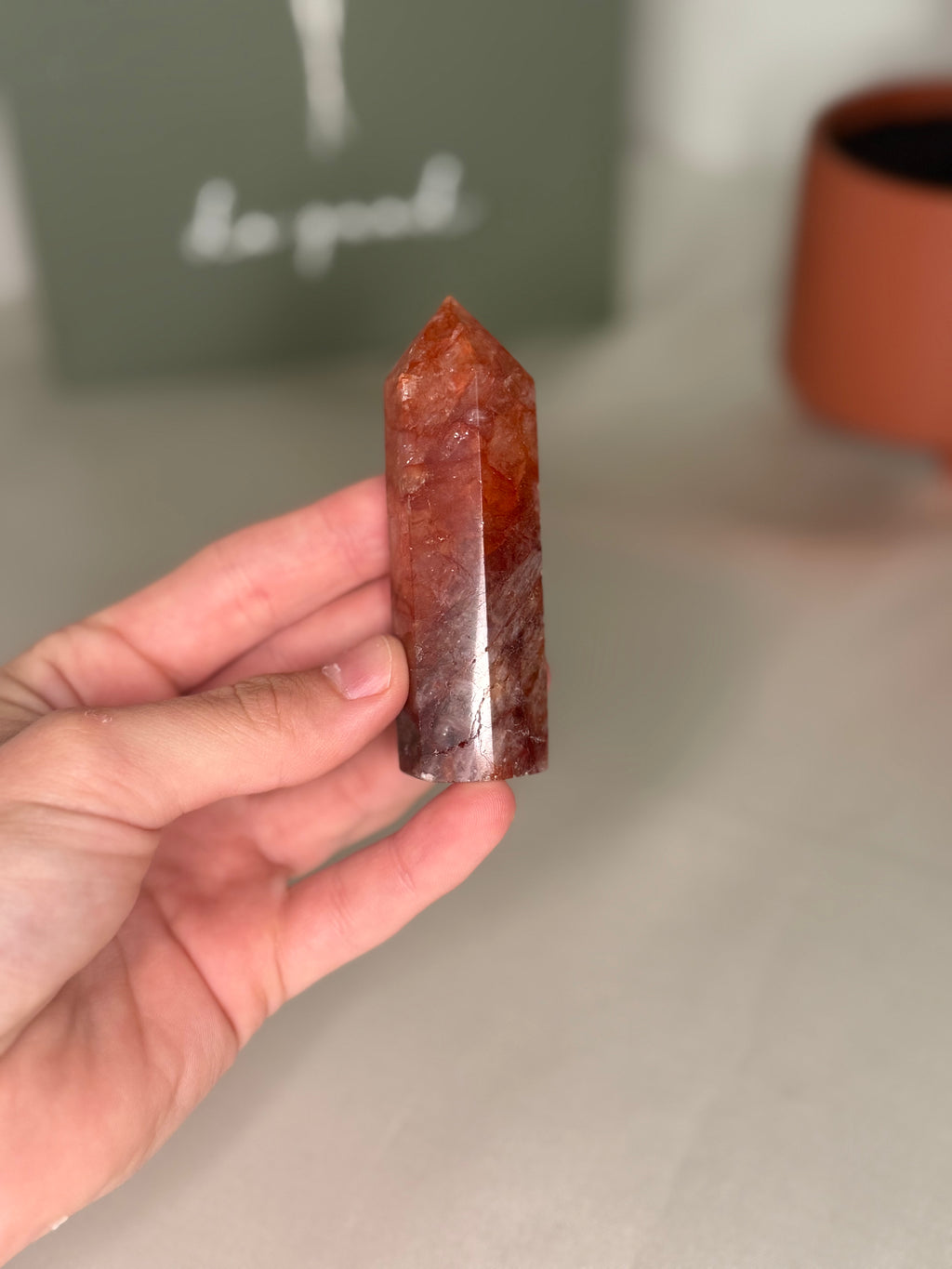 Fire quartz tower
