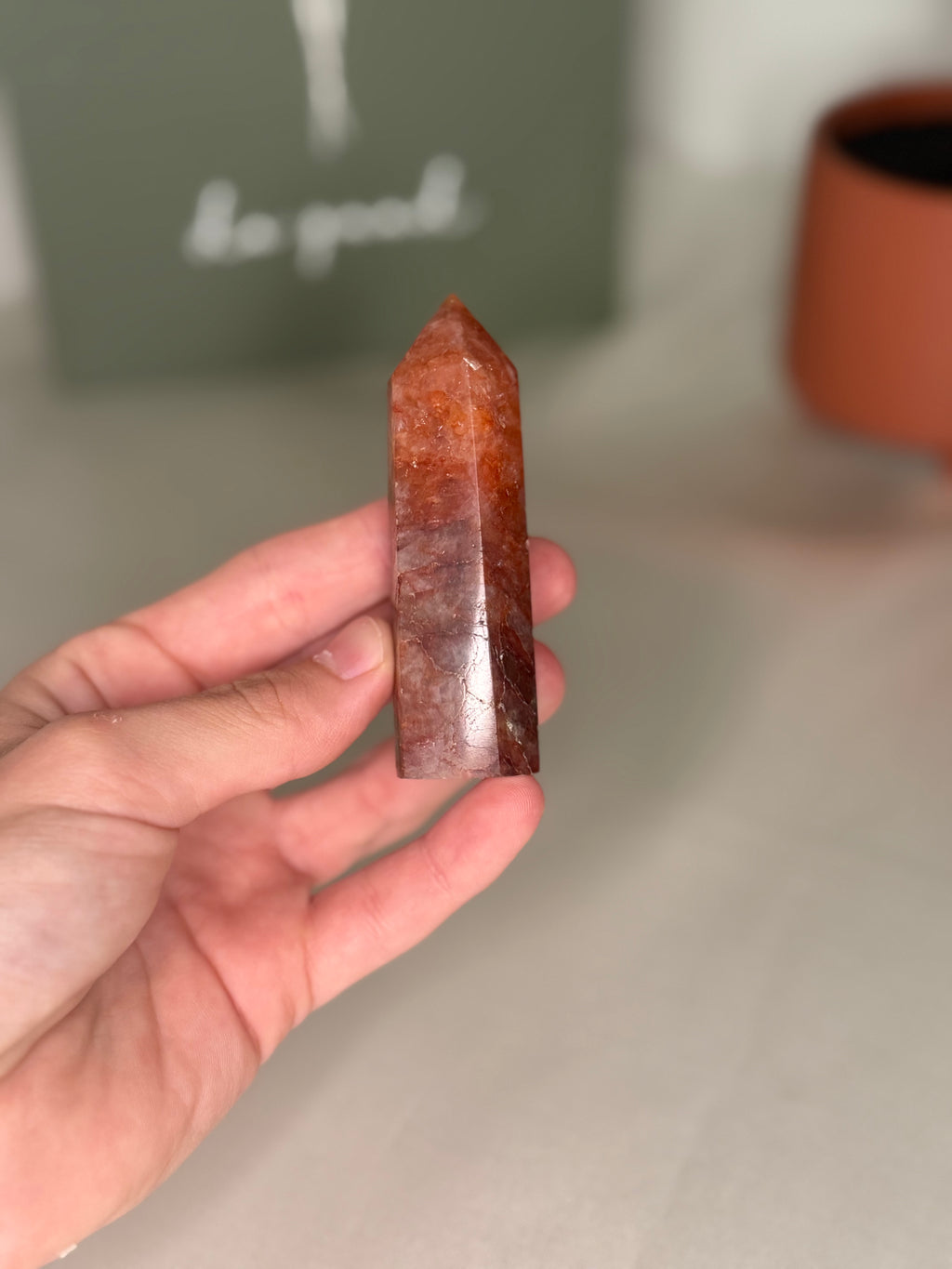 Fire quartz tower