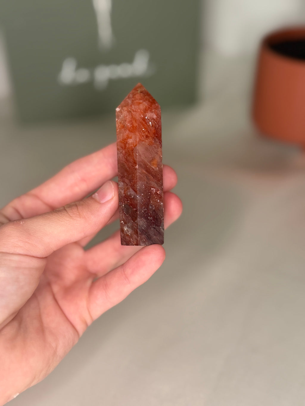 Fire quartz tower