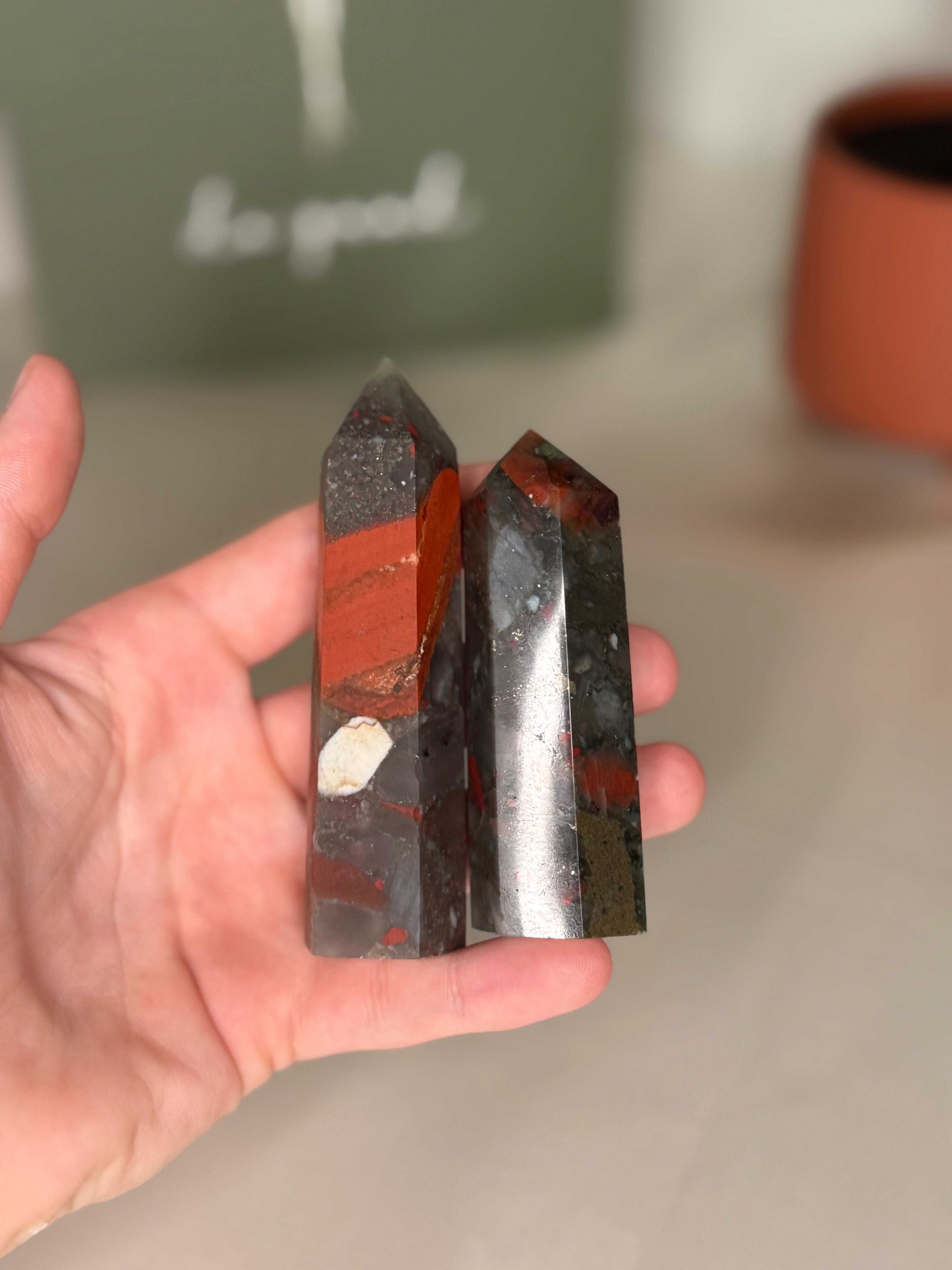 African bloodstone towers