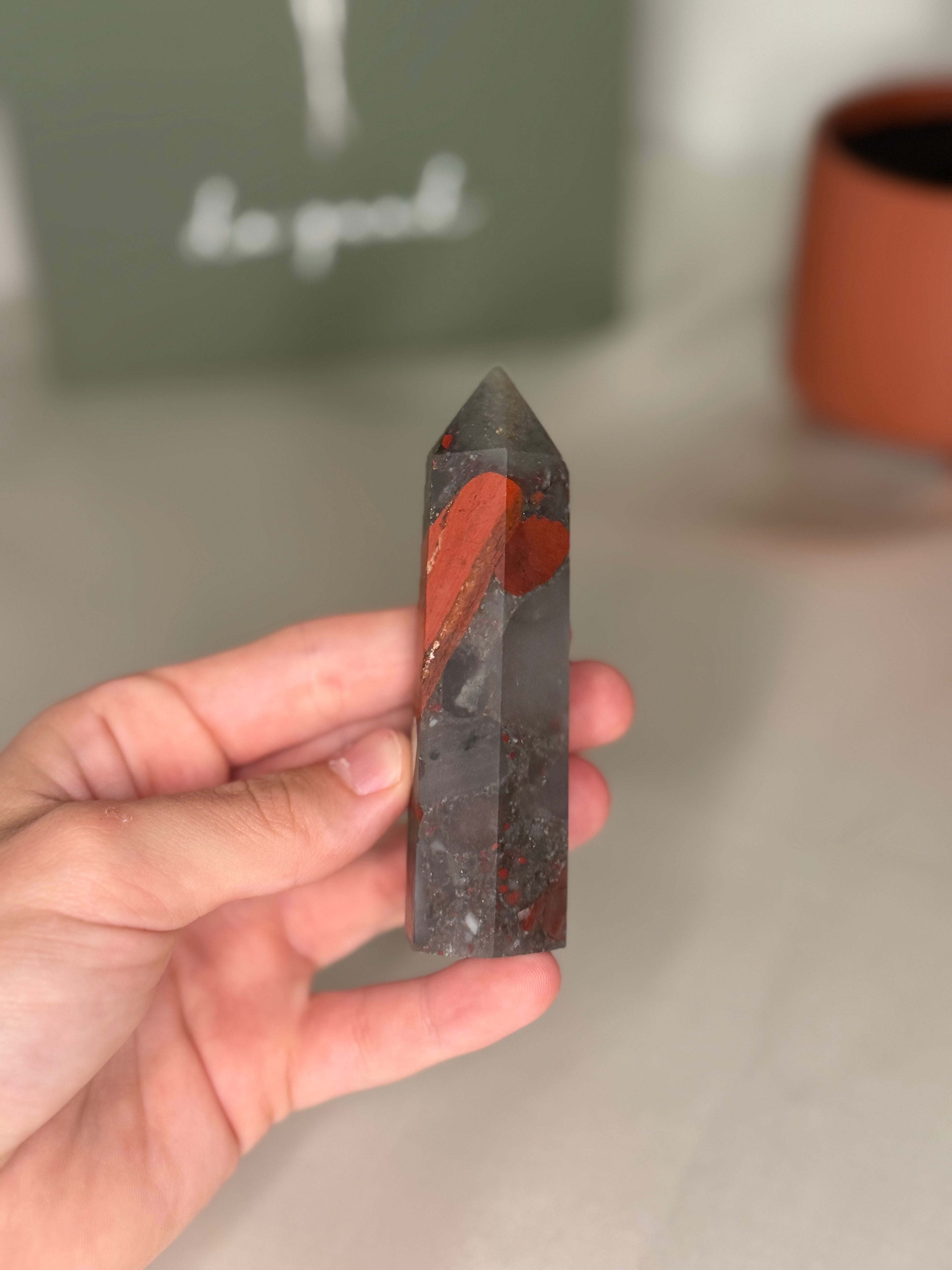 African bloodstone towers