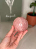 Rose quartz sphere