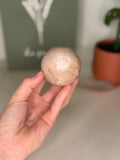 Peach moonstone sphere