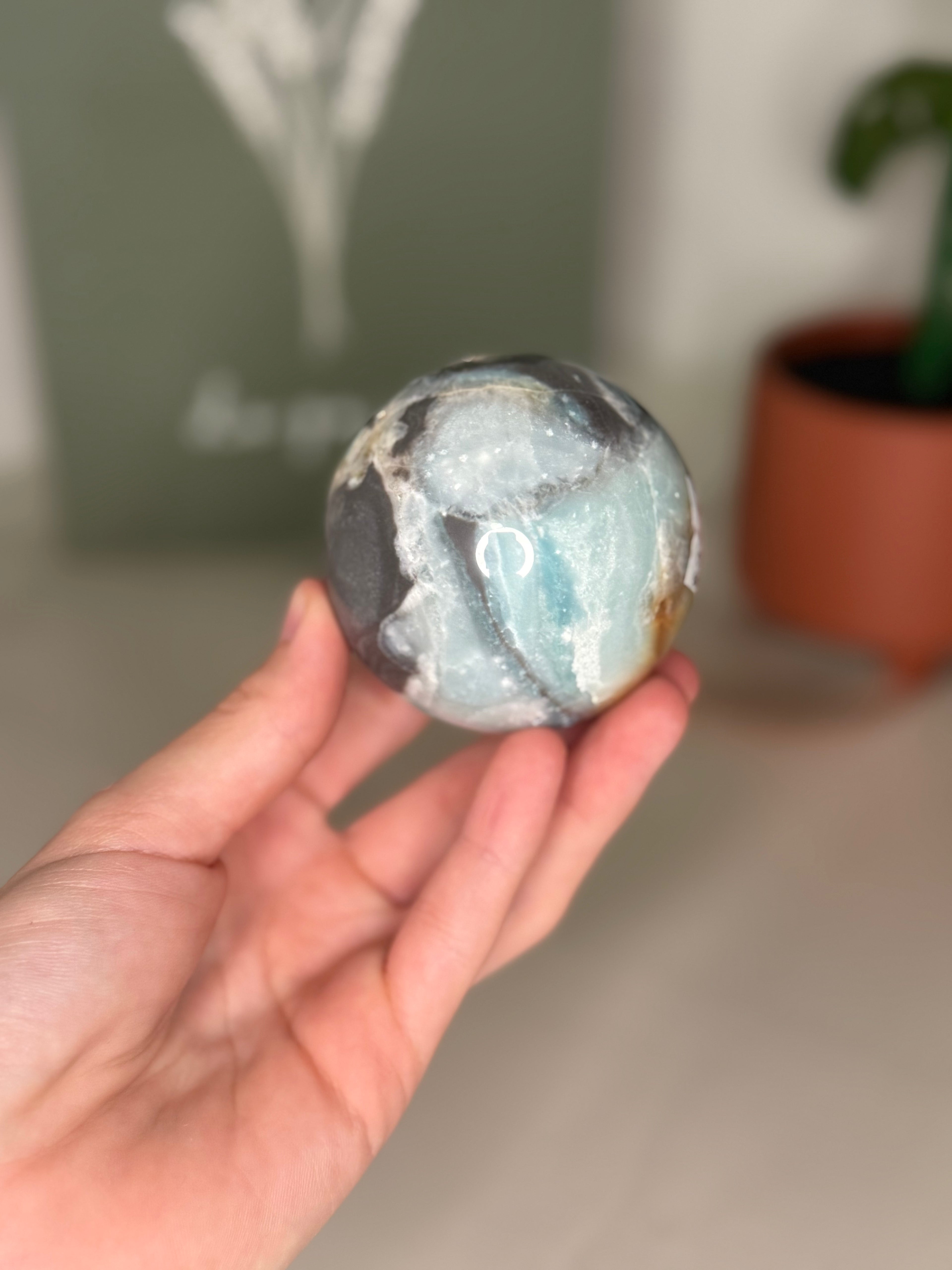 Caribbean calcite sphere