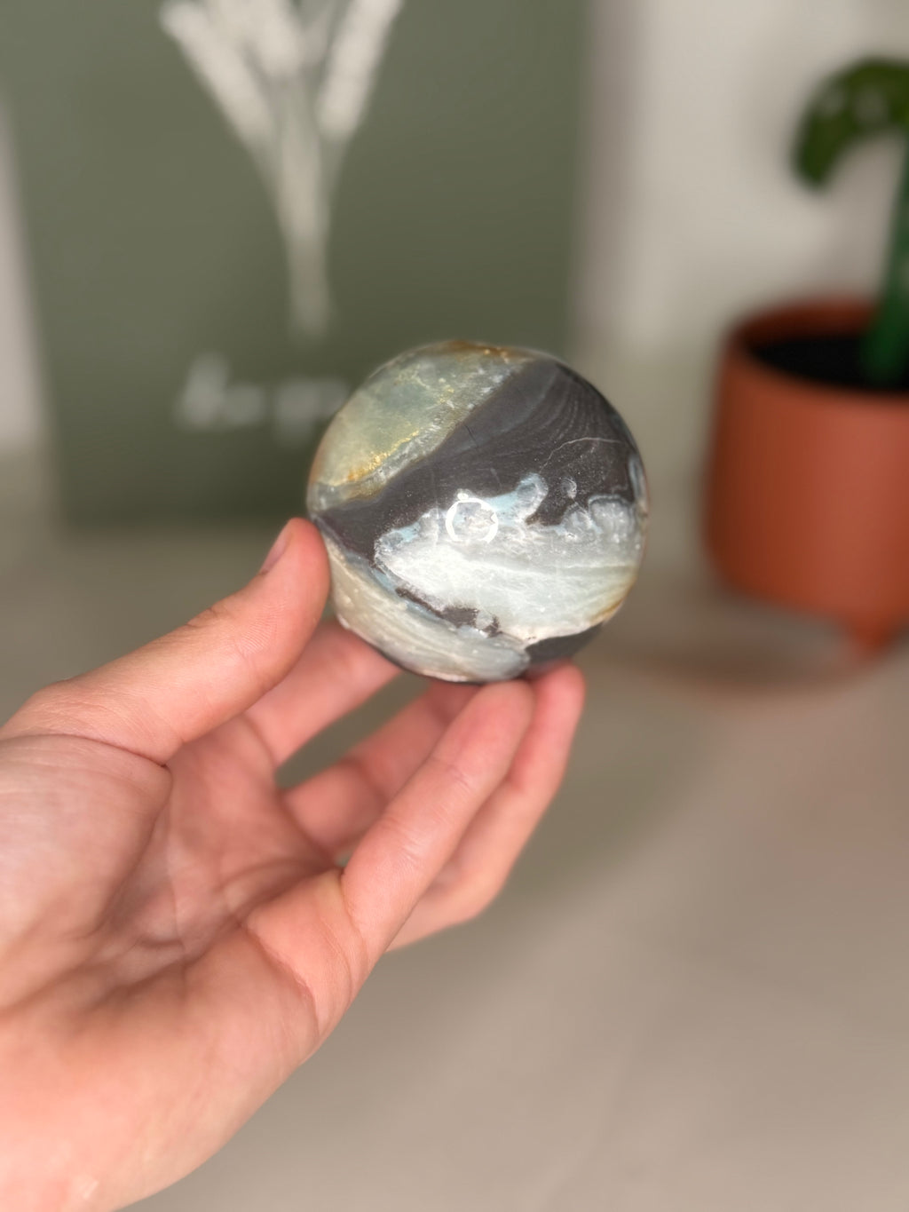 Caribbean calcite sphere