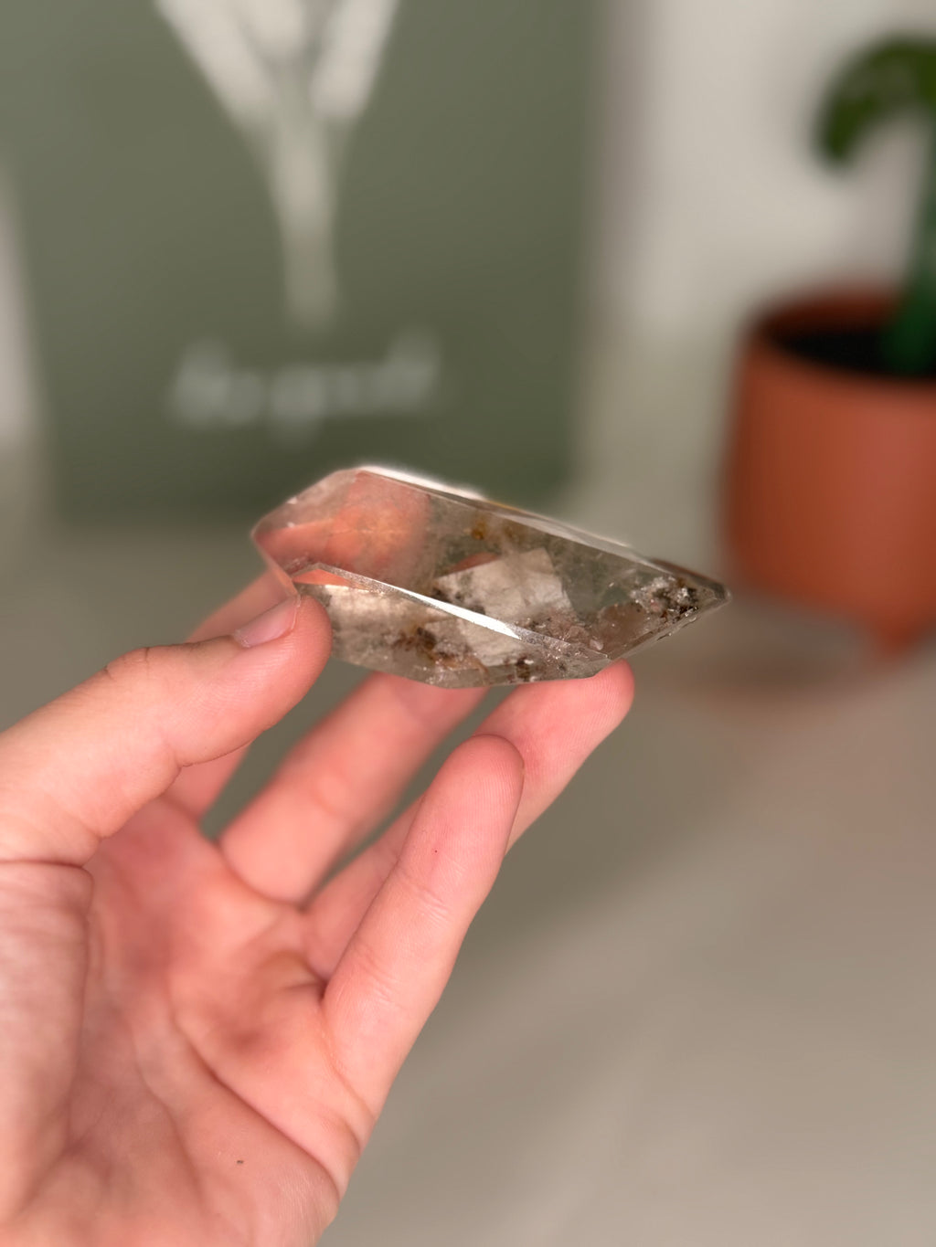 Garden quartz freeform
