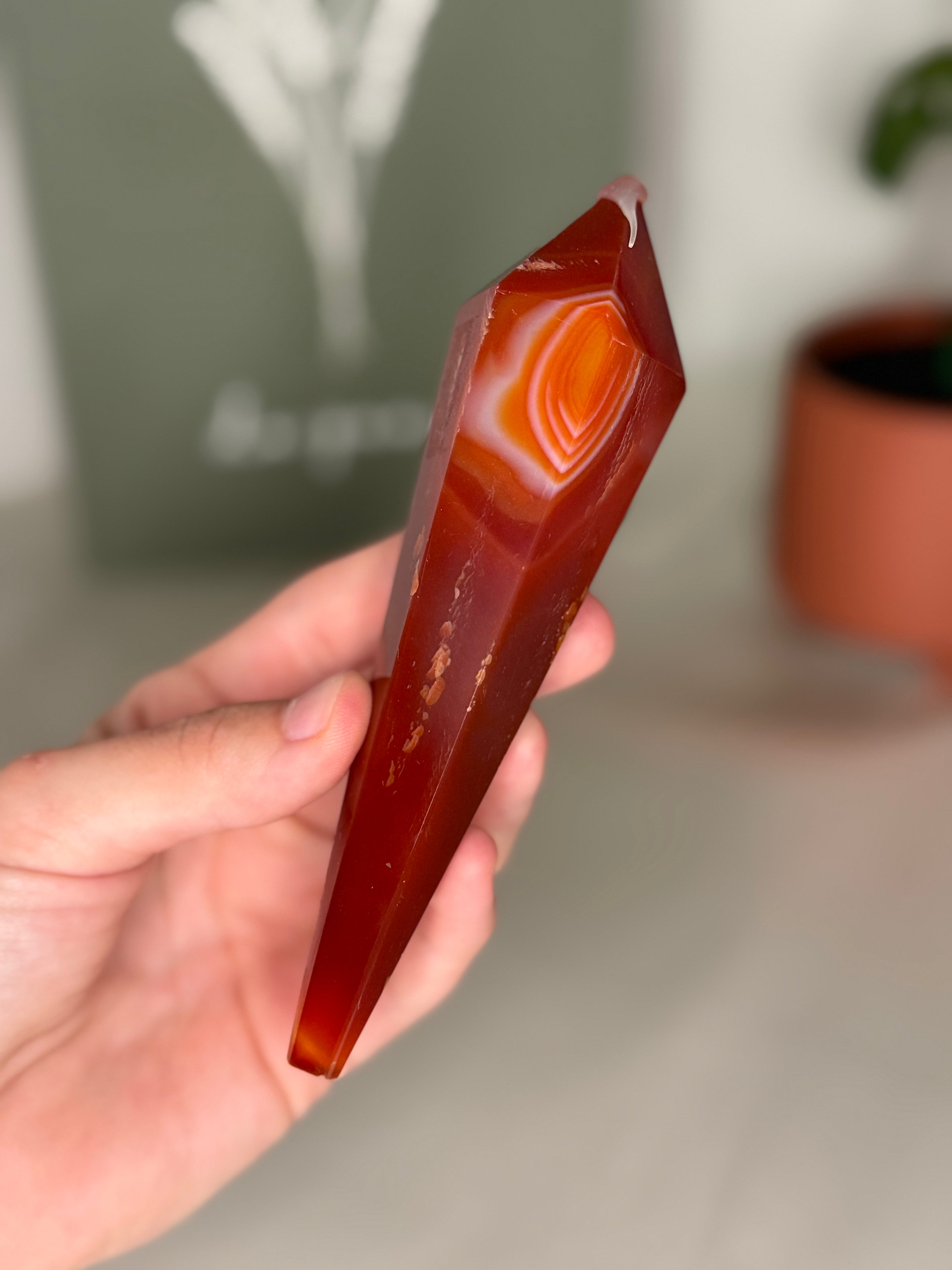 Carnelian wand