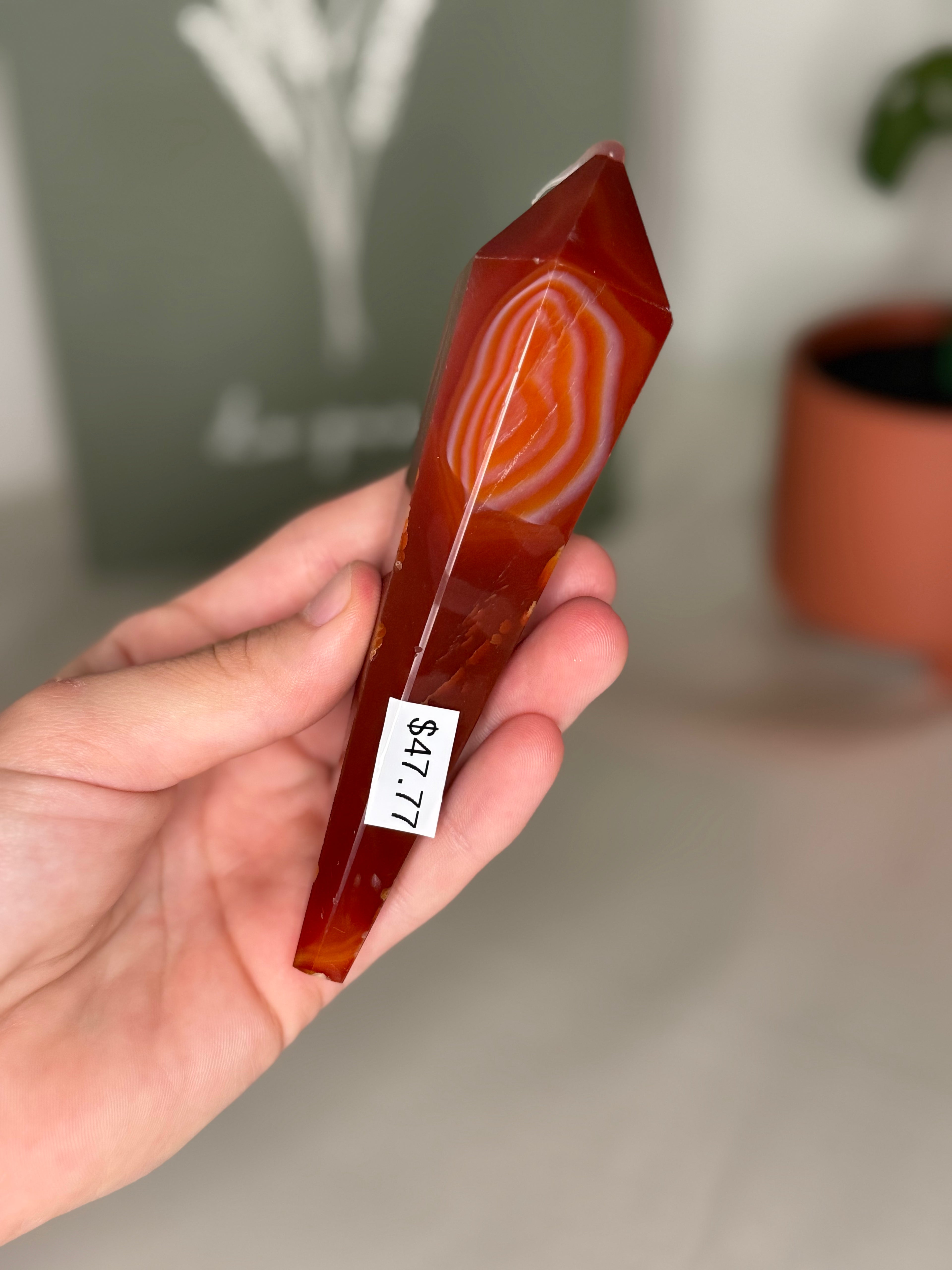 Carnelian wand