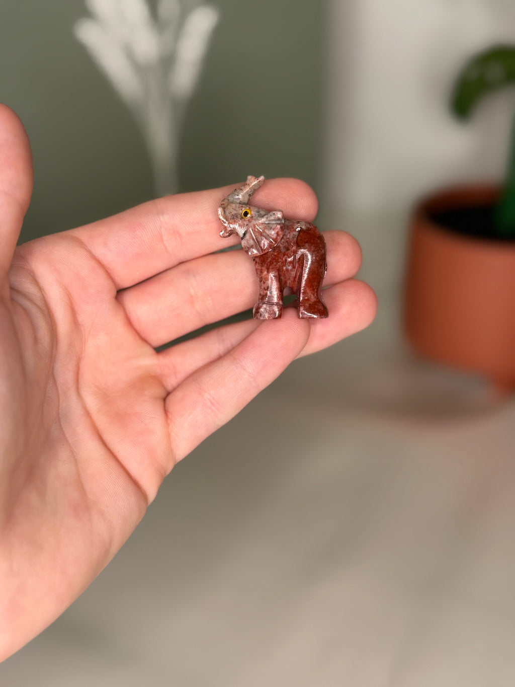 Soapstone animal carvings