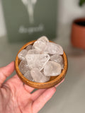 Clear quartz tumble