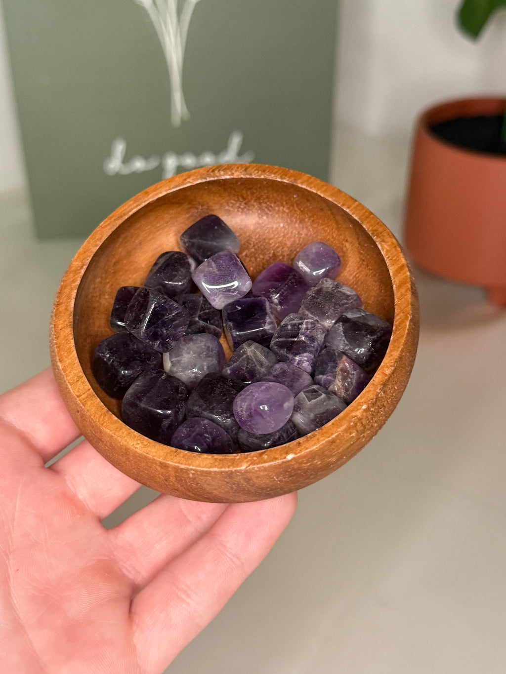 Small amethyst cube