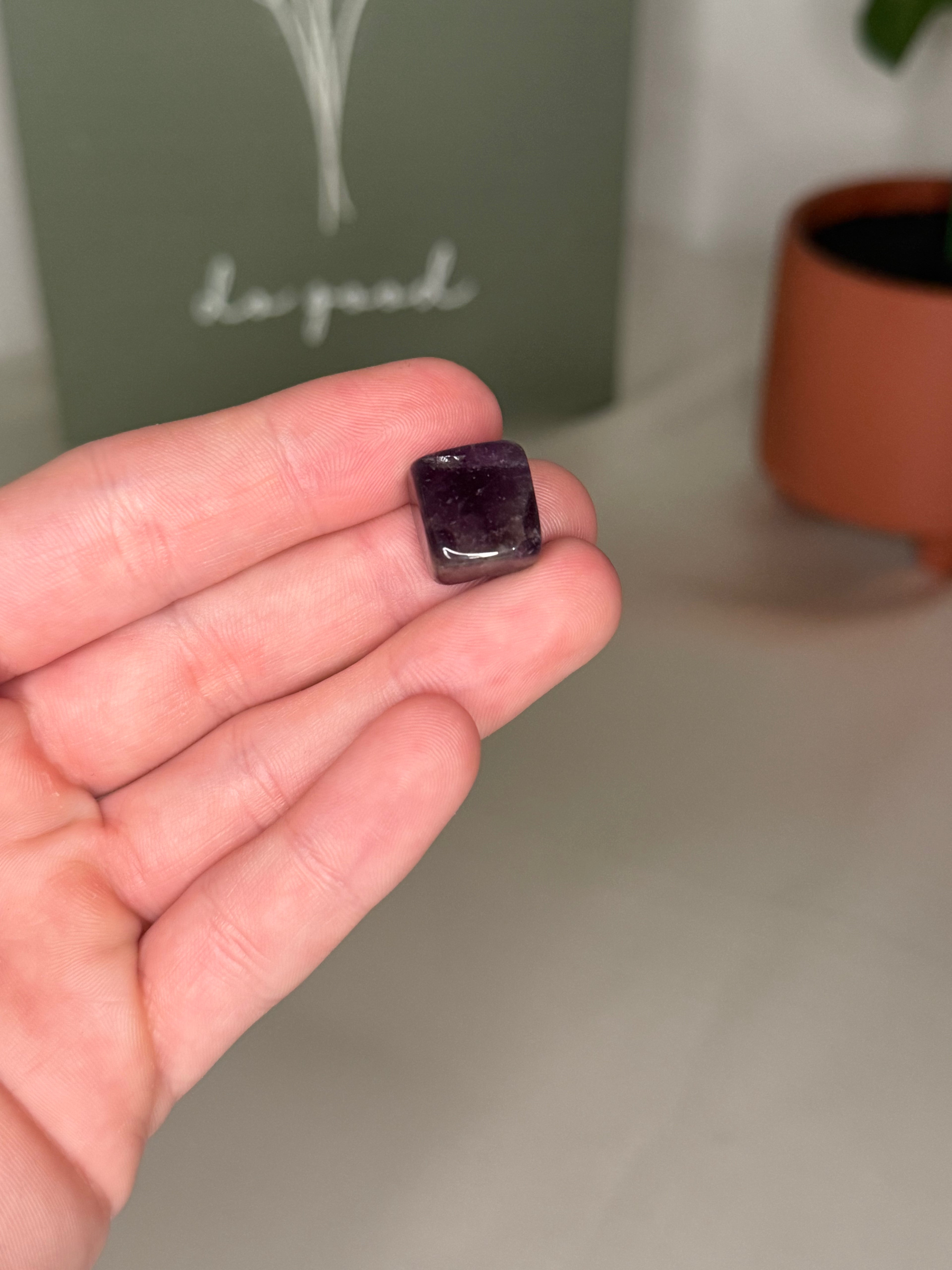 Small amethyst cube