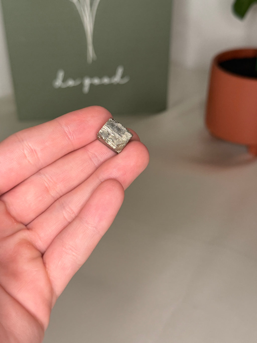 Pyrite cube