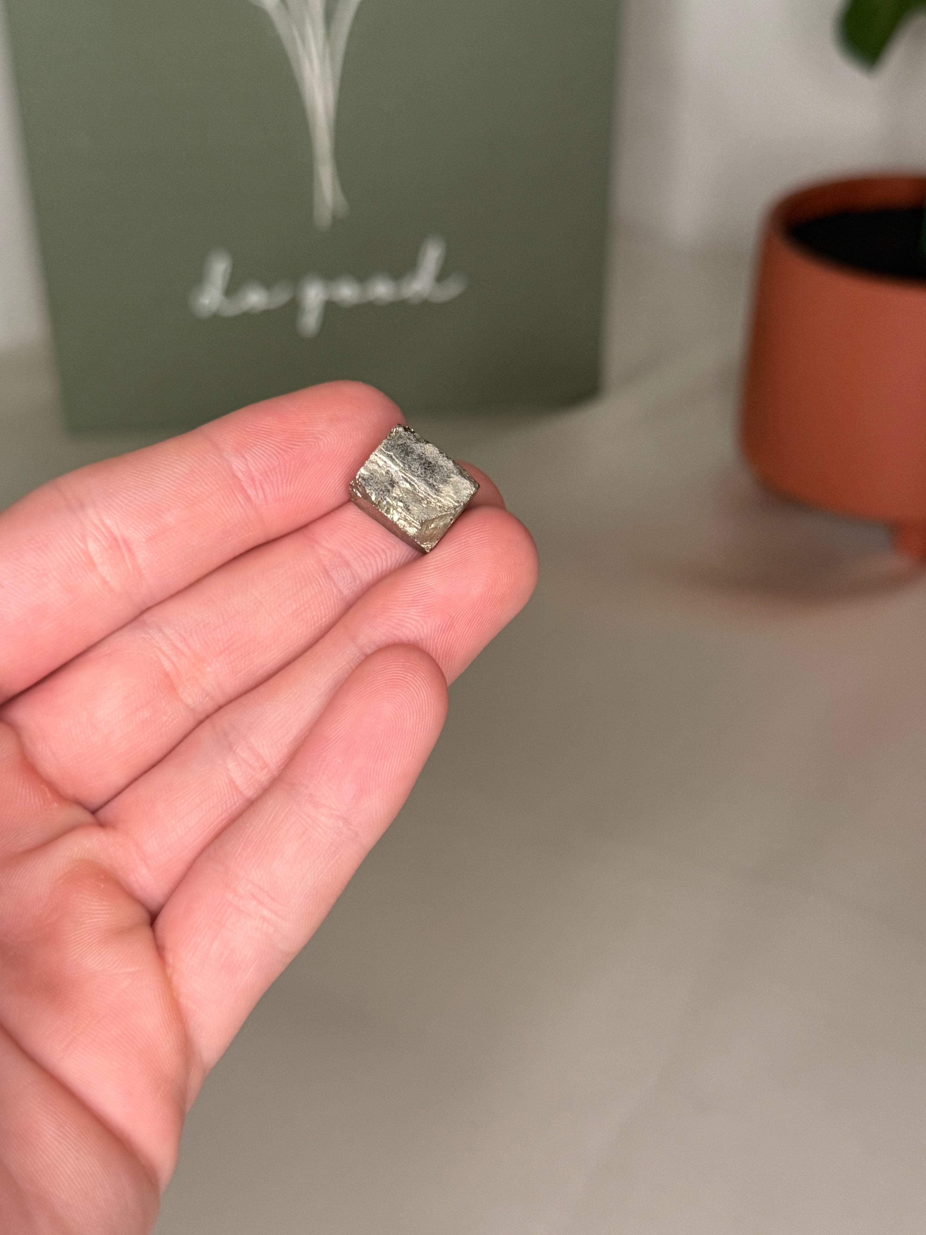 Pyrite cube
