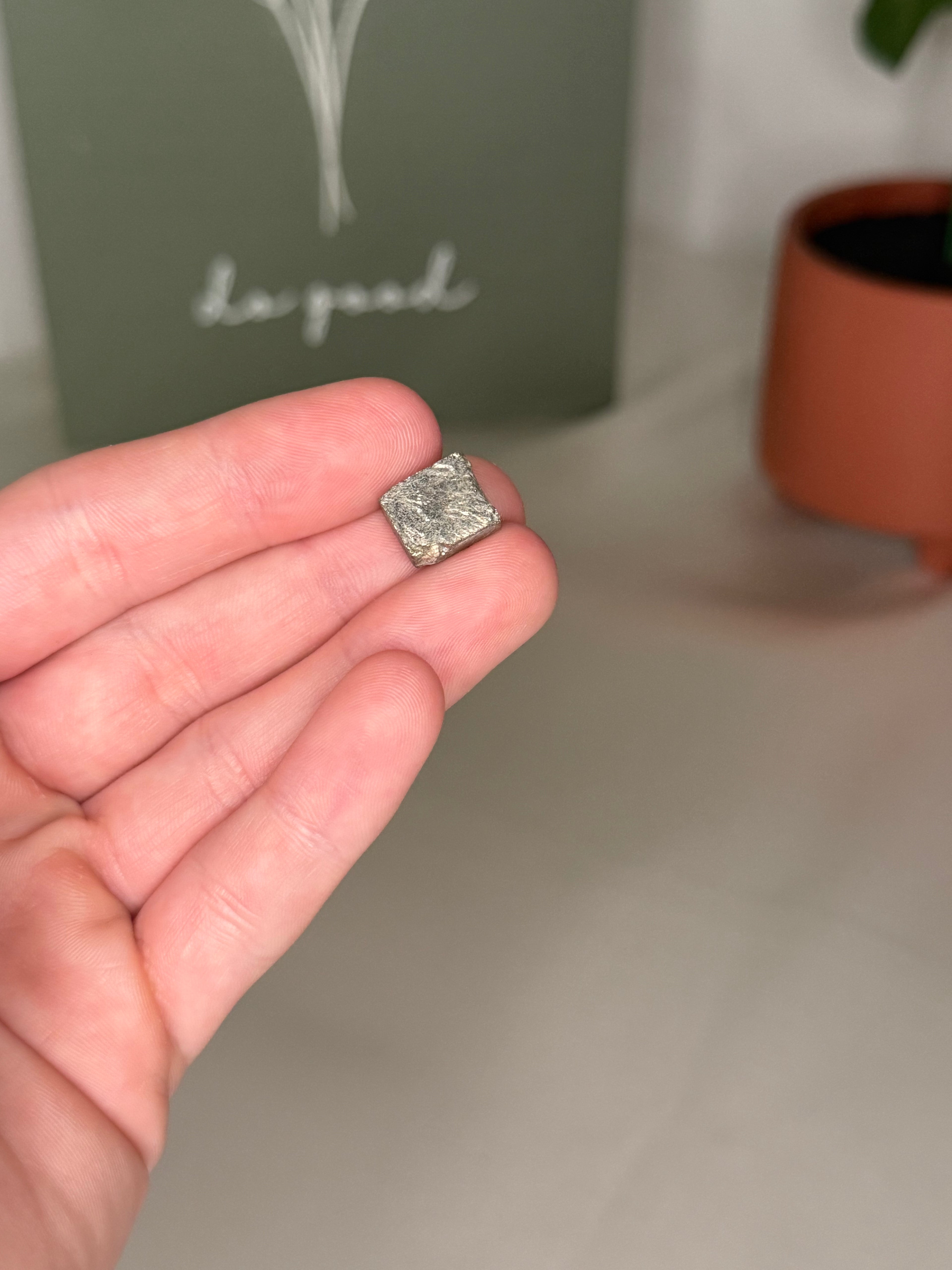 Pyrite cube