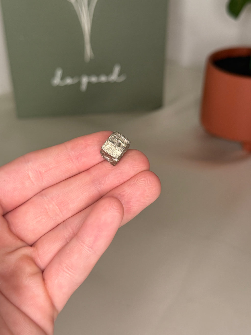 Pyrite cube