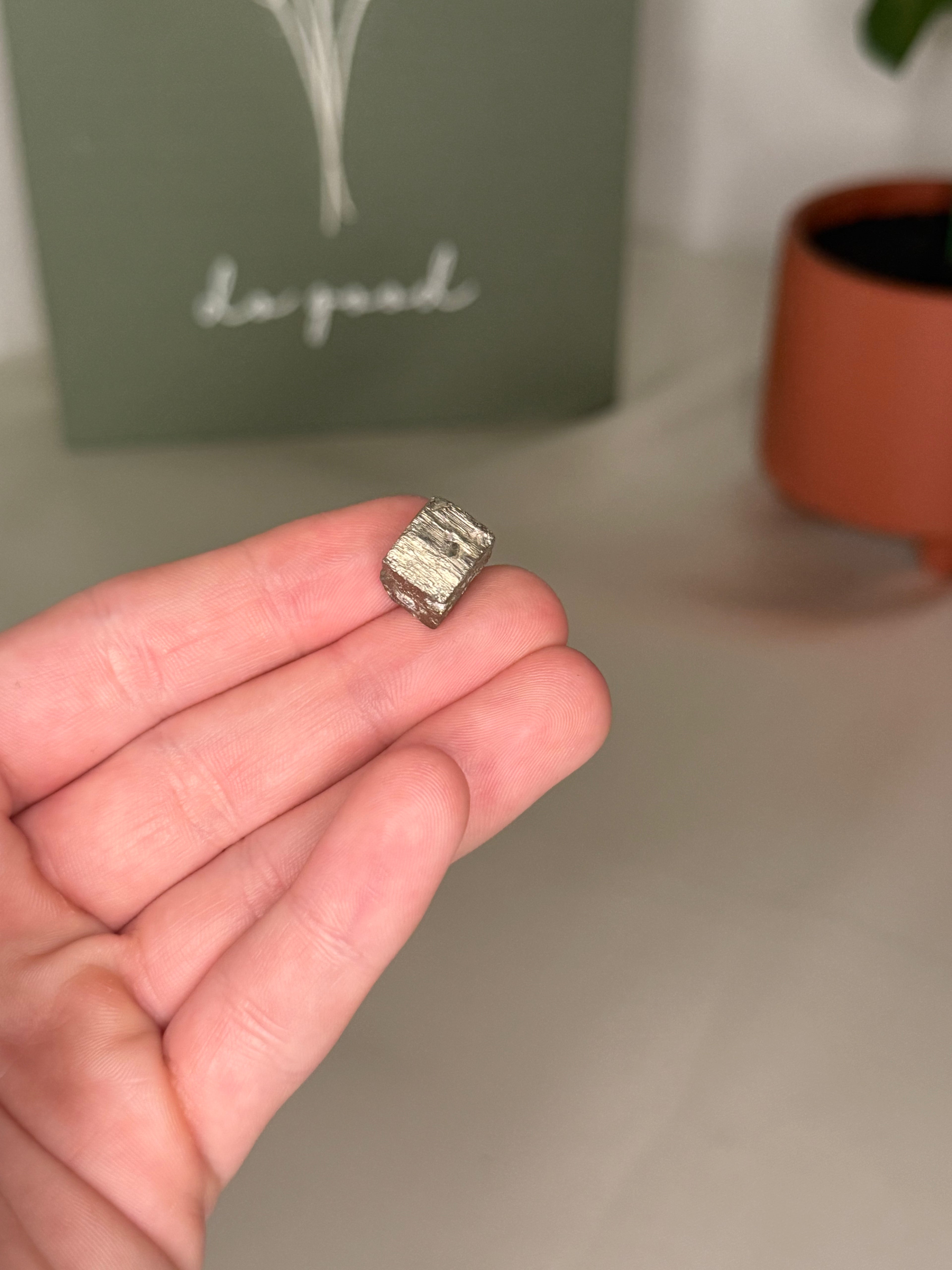 Pyrite cube