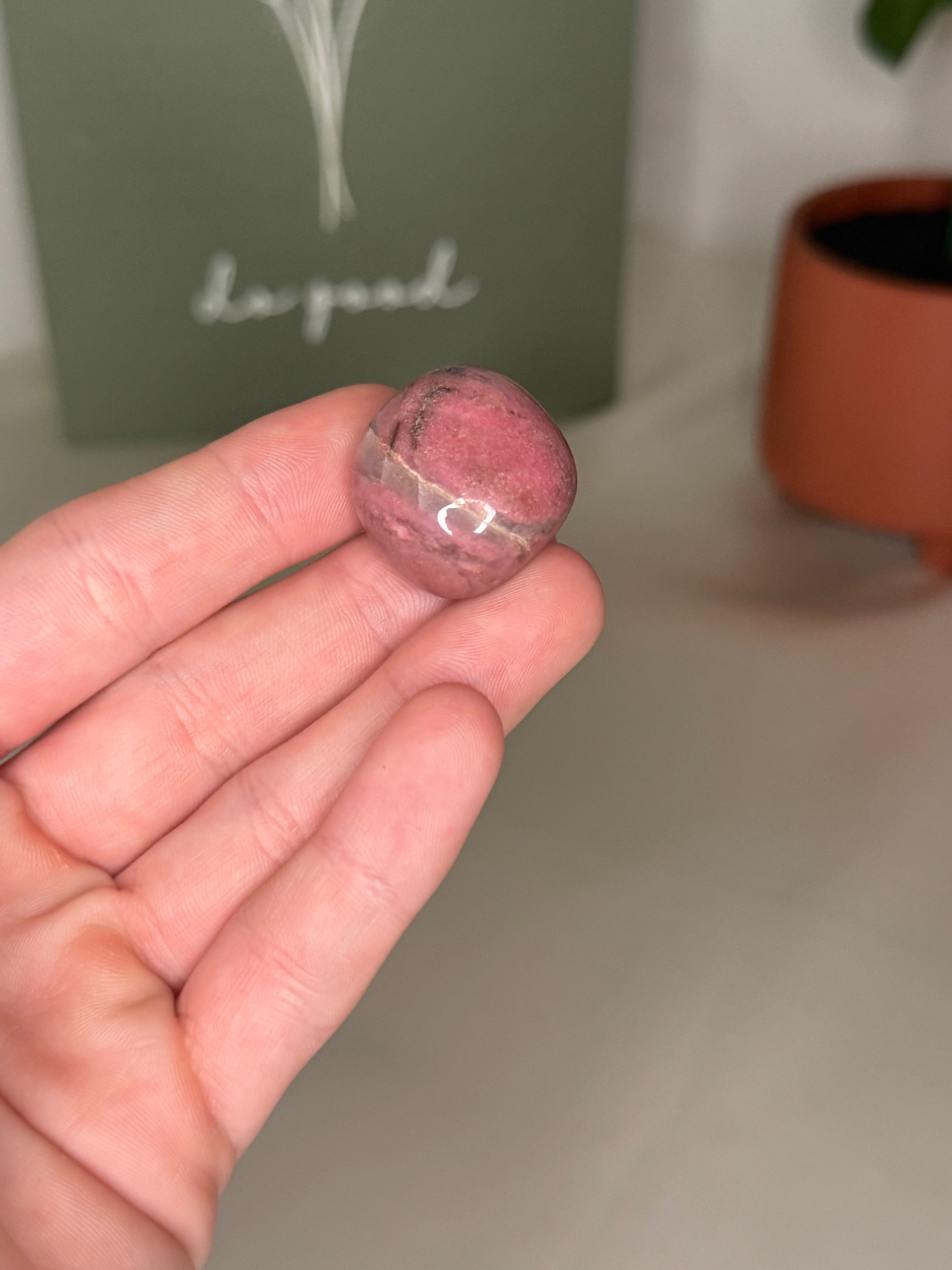 Rhodonite tumble