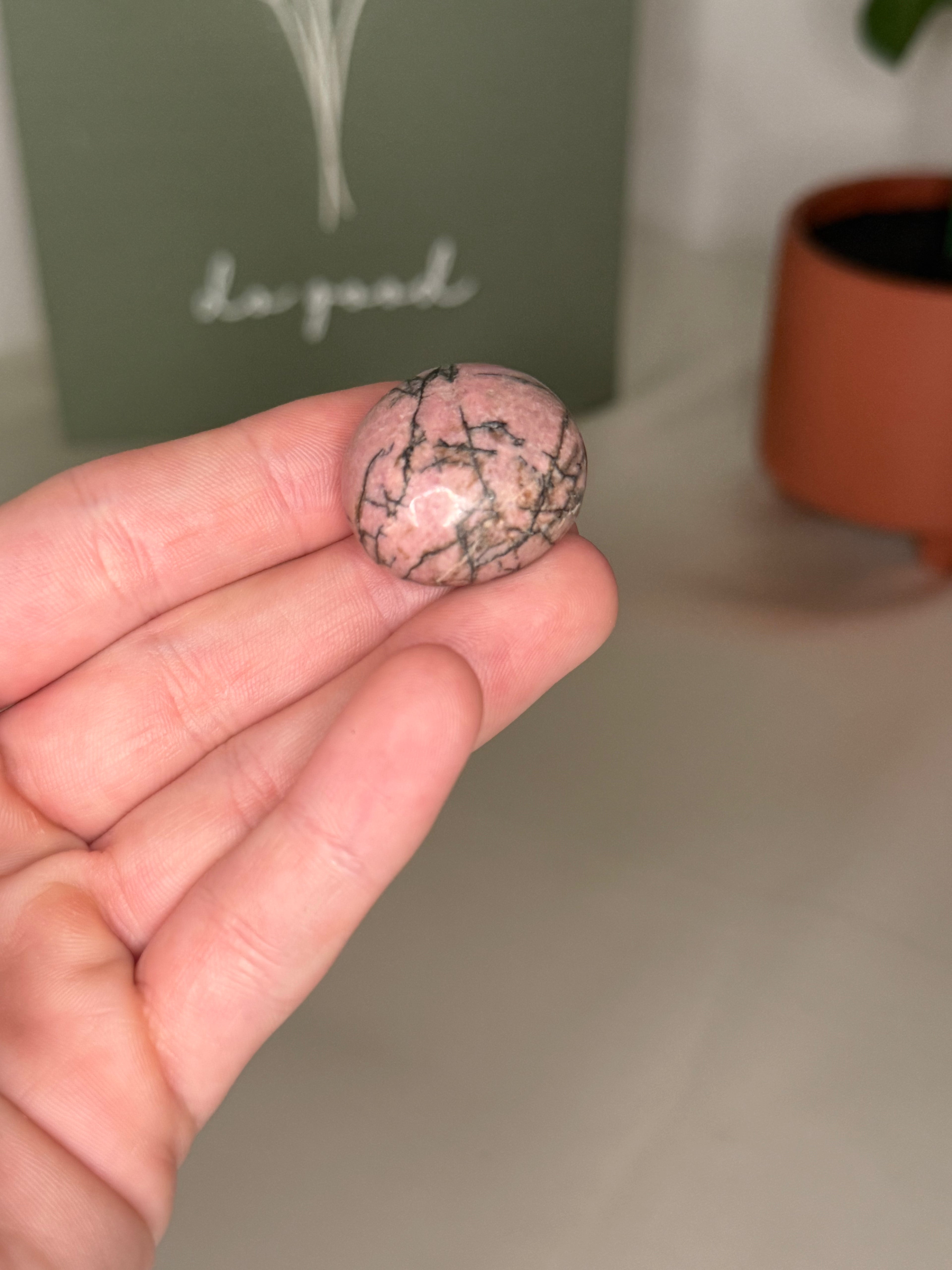Rhodonite tumble