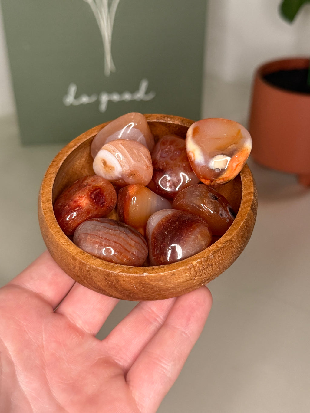 Carnelian tumble