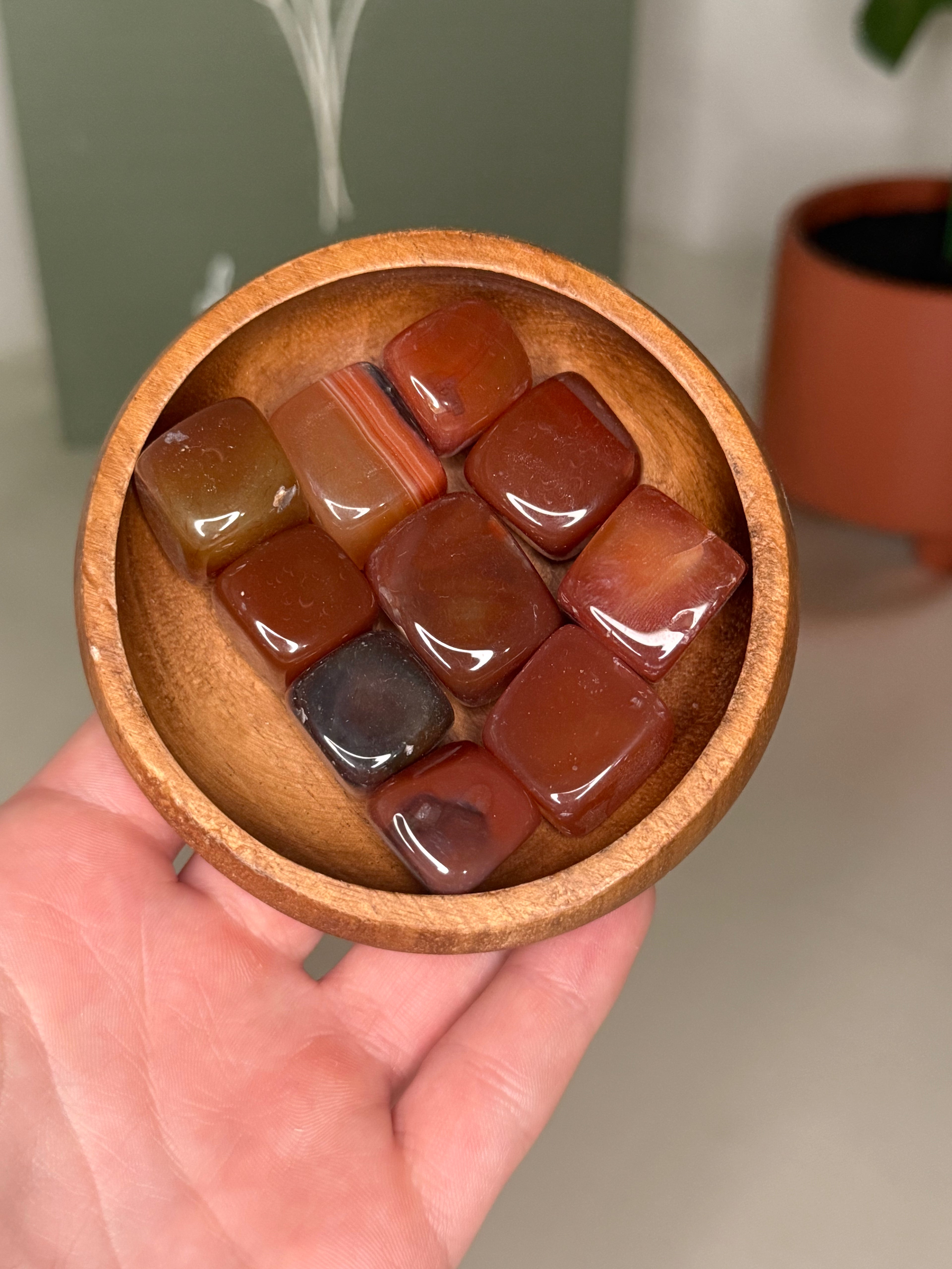 Carnelian cube
