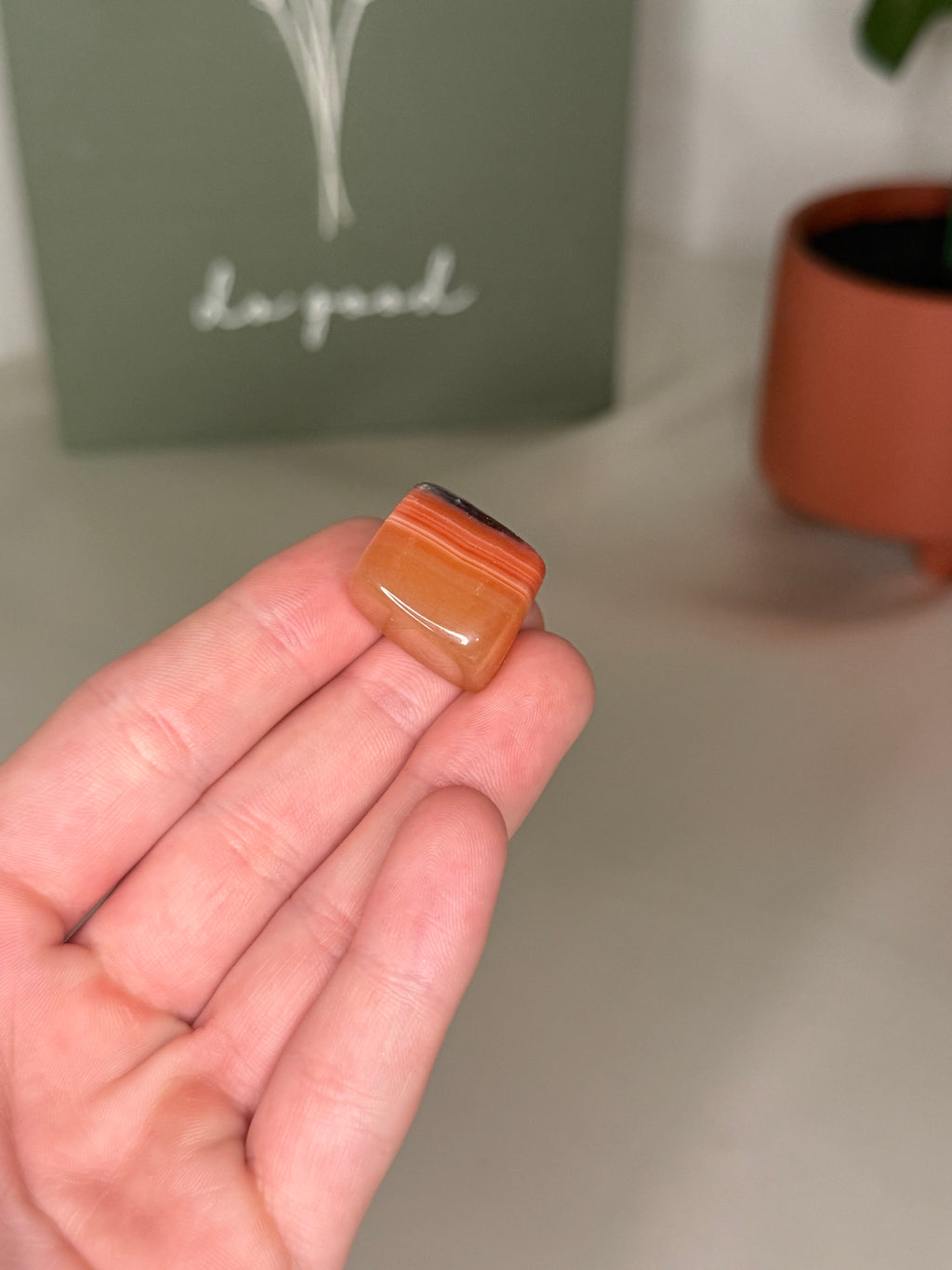 Carnelian cube