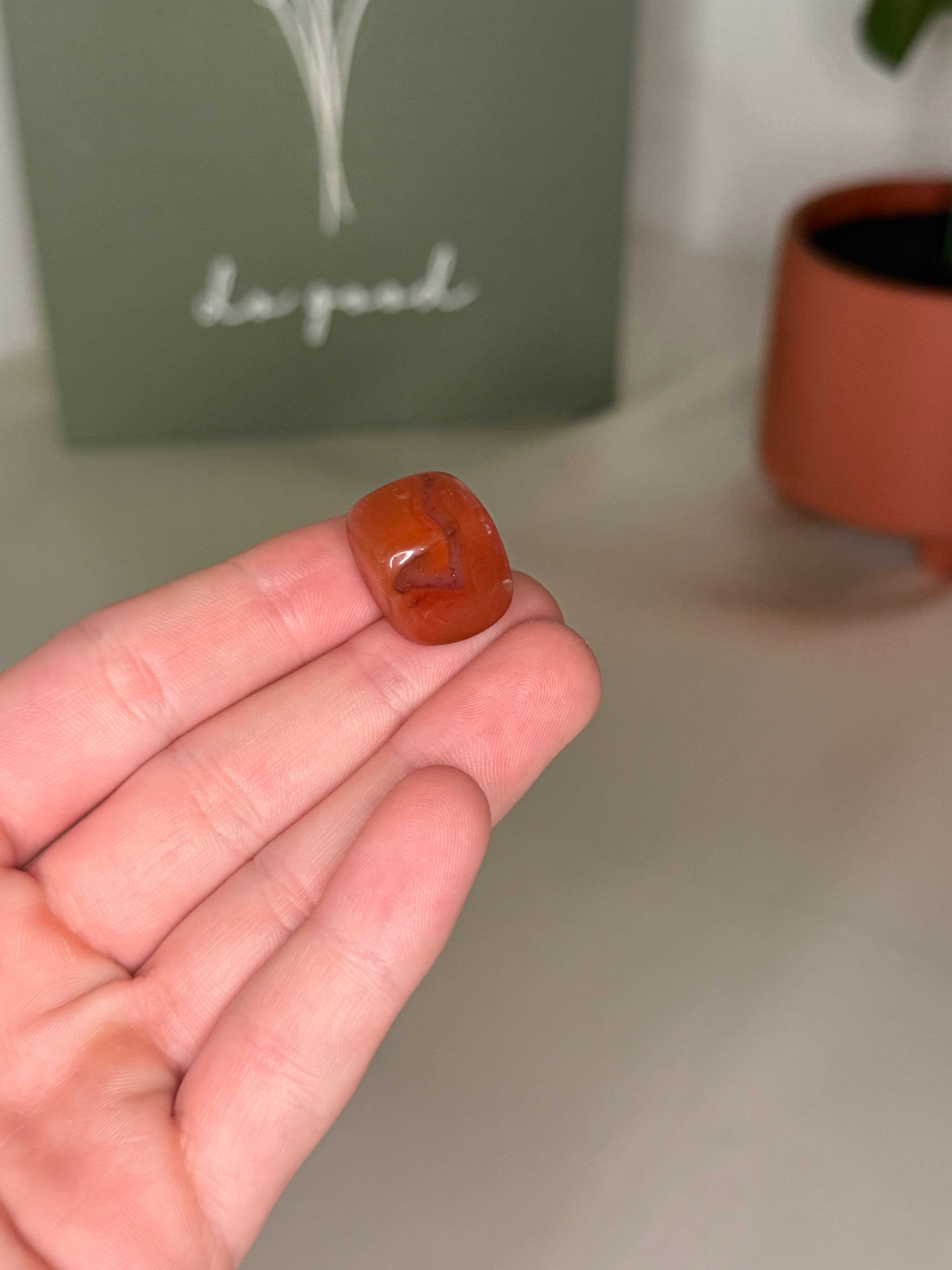 Carnelian cube