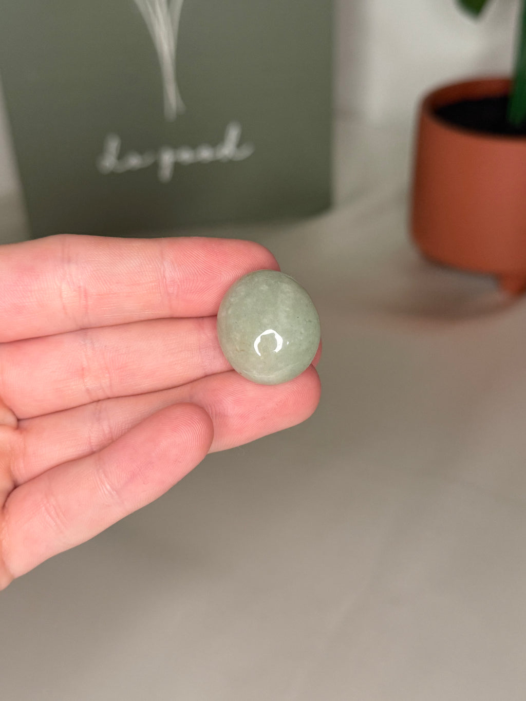 Green aventurine tumble