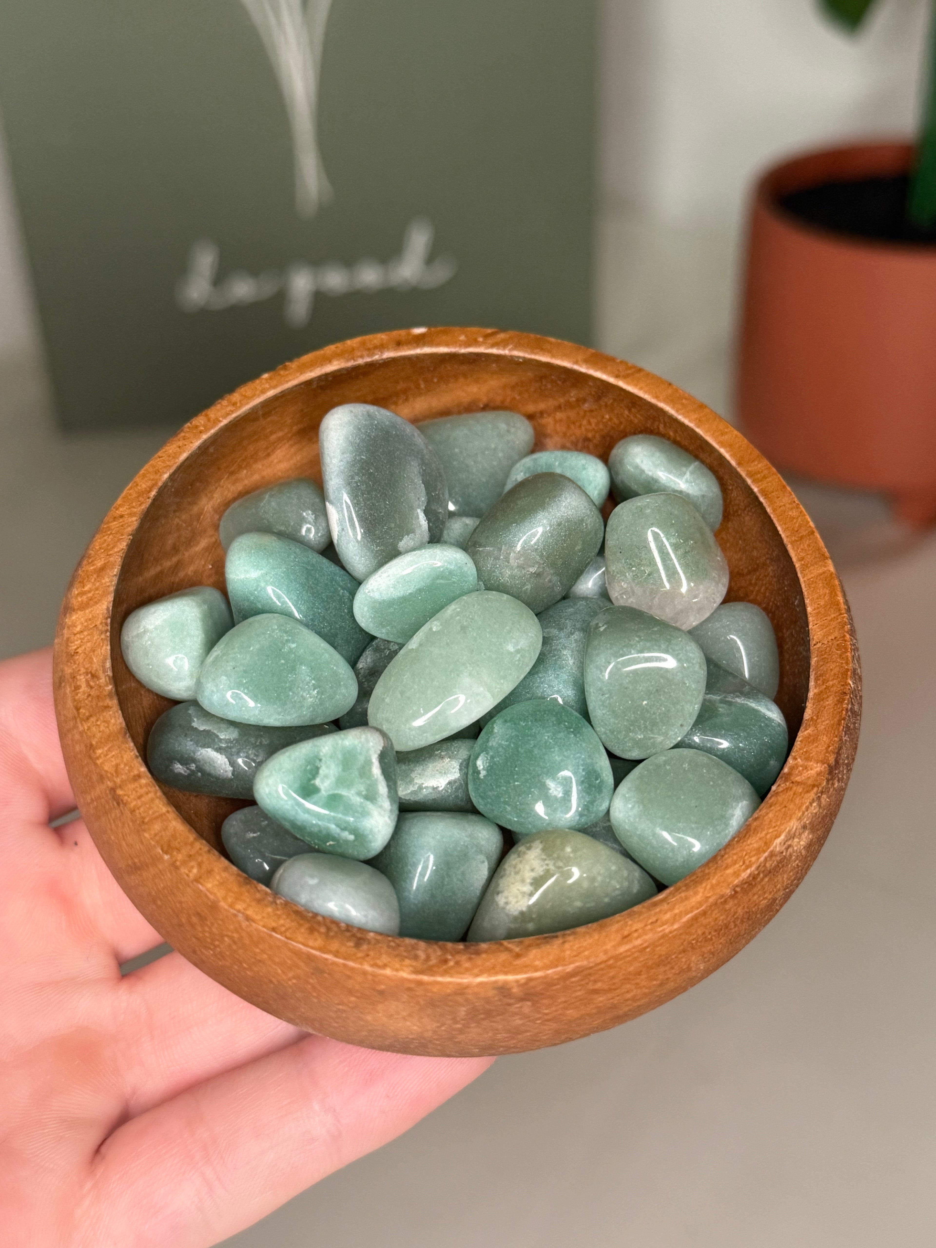 Small green aventurine tumble