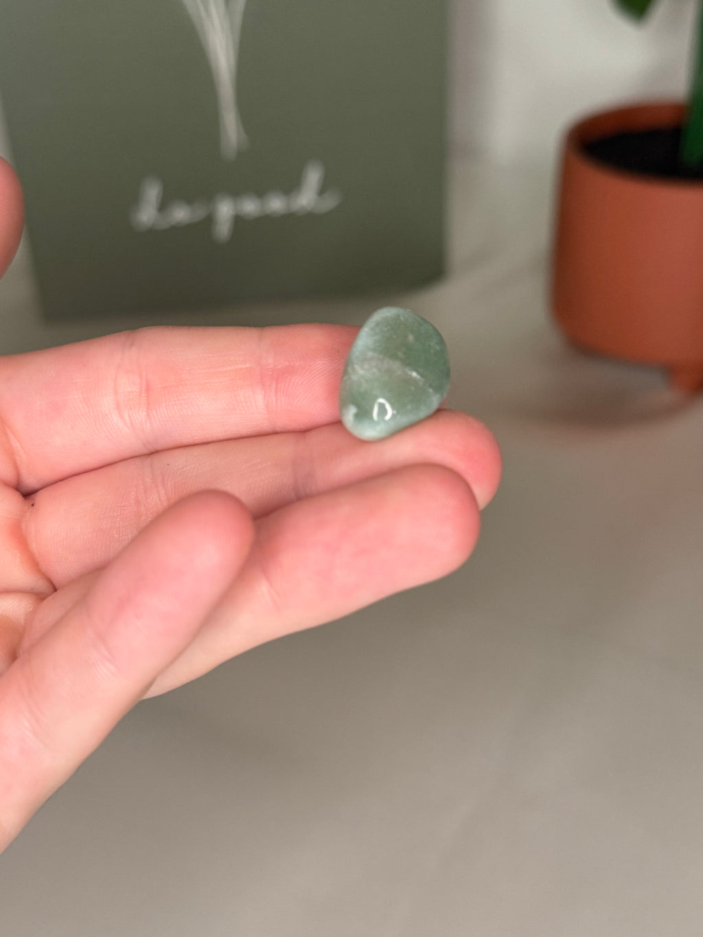 Small green aventurine tumble