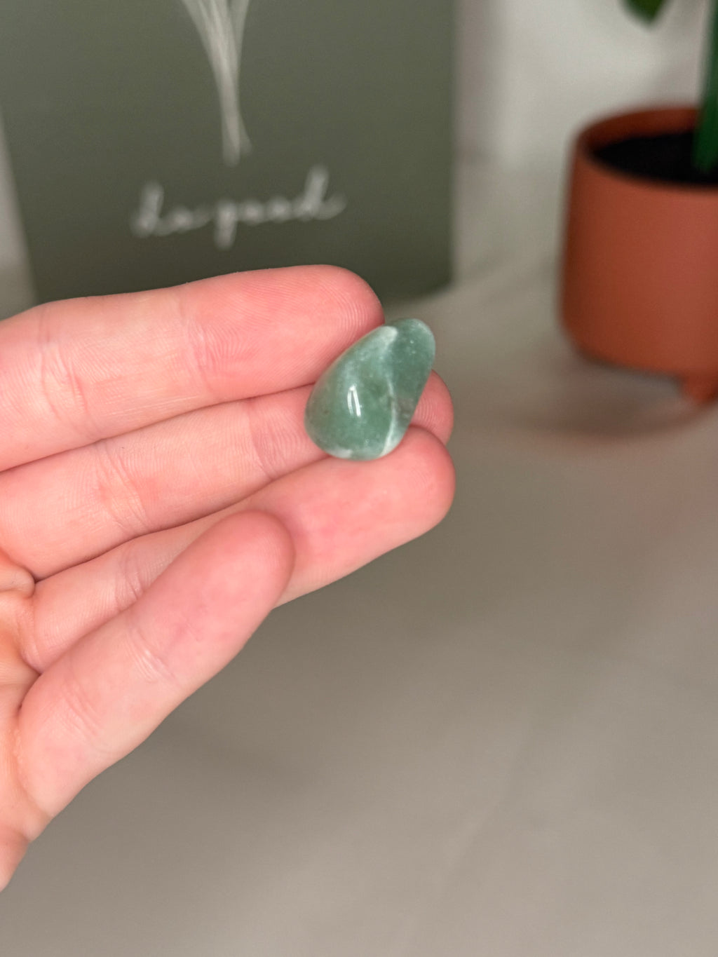 Small green aventurine tumble