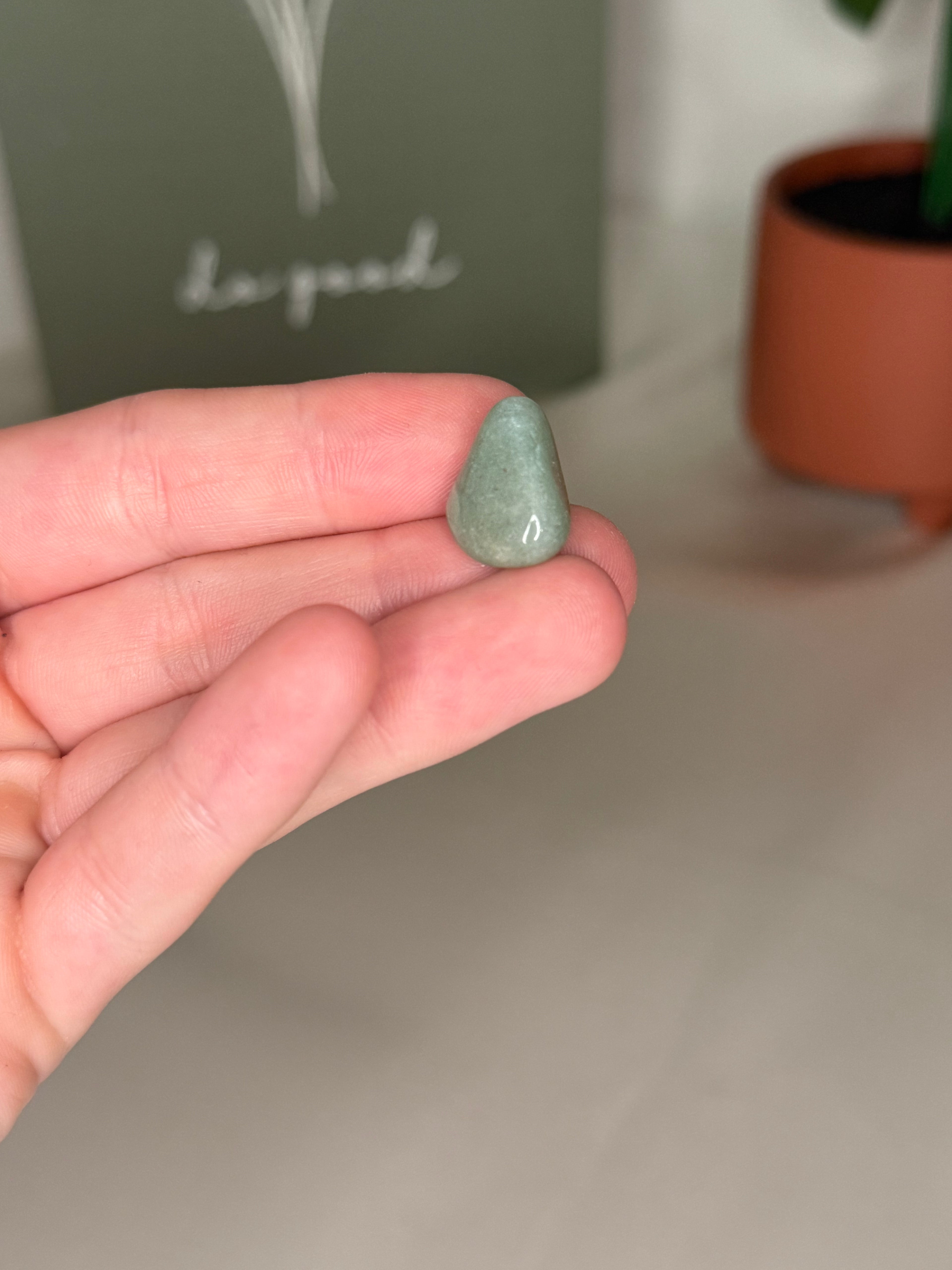 Small green aventurine tumble
