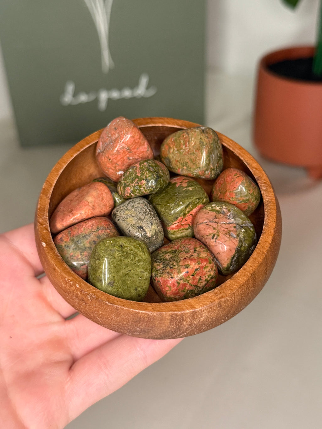 Unakite tumble