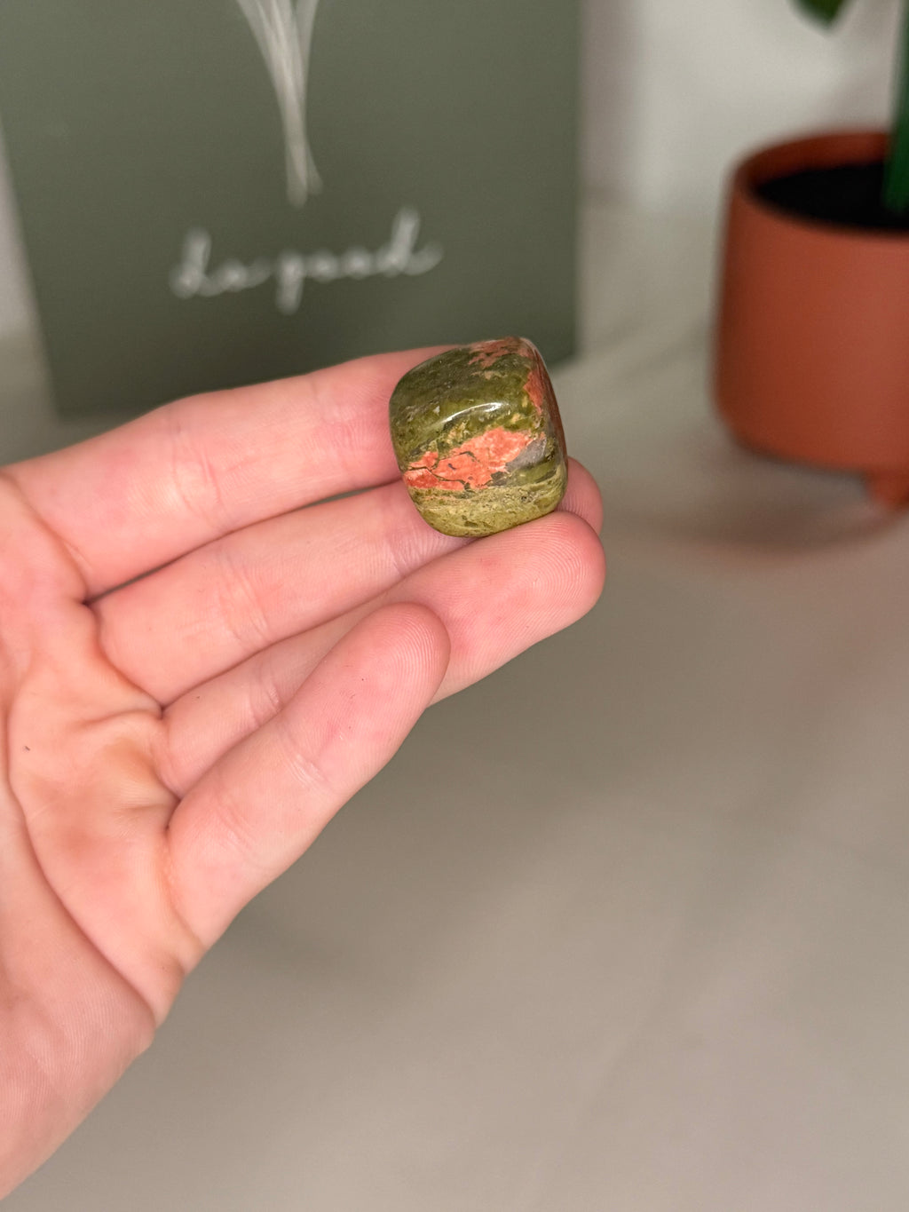 Unakite tumble