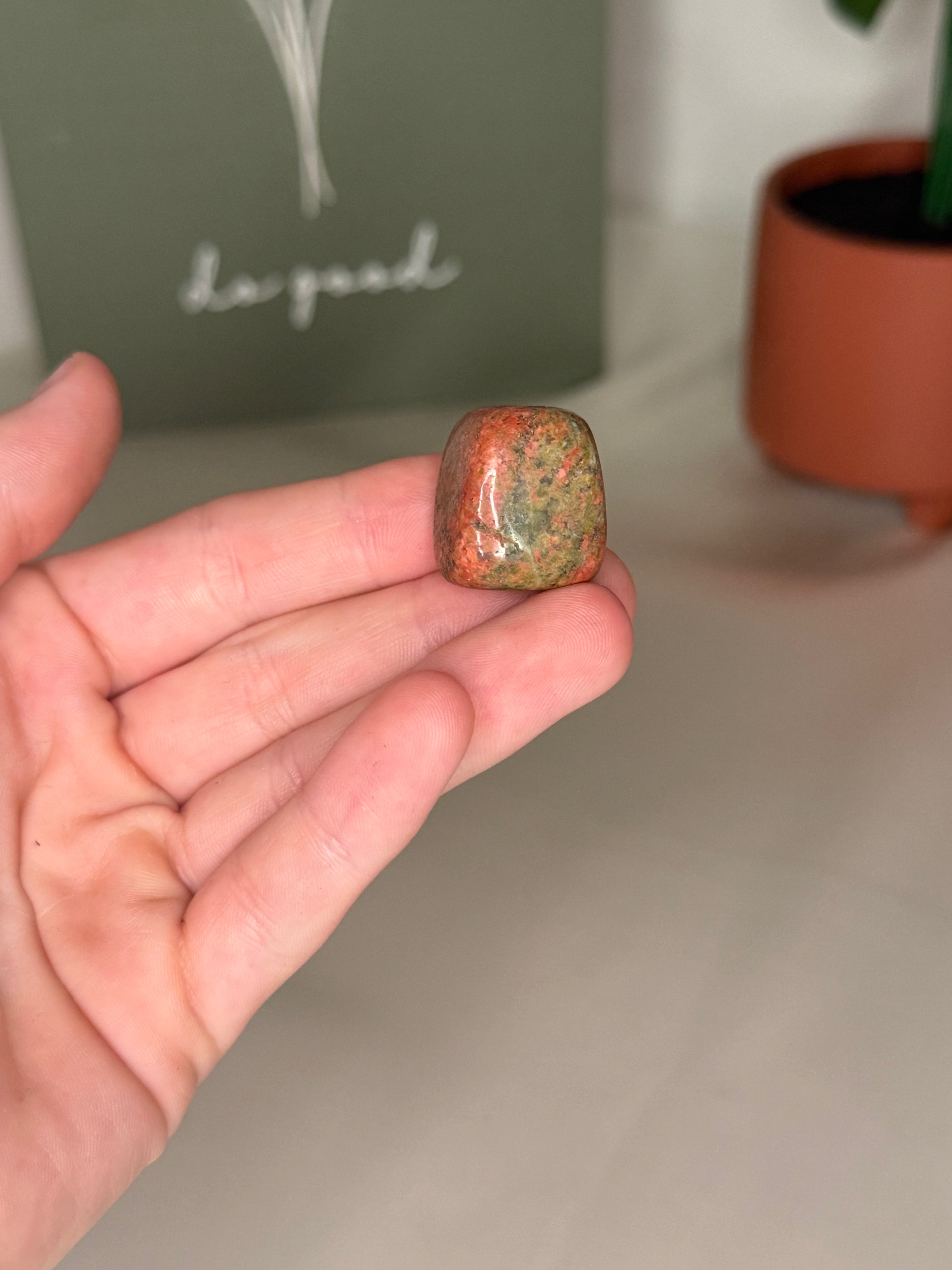Unakite tumble