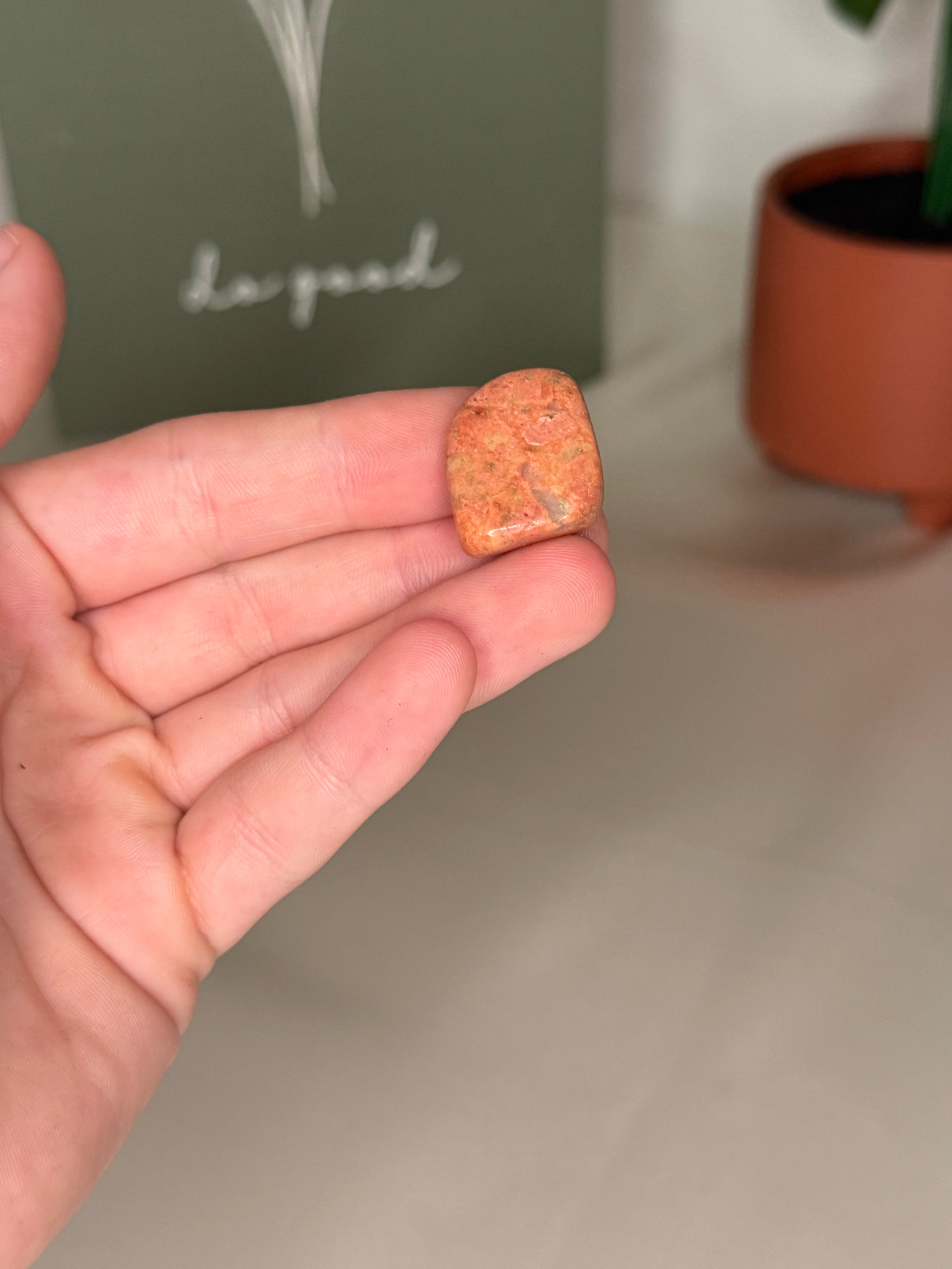 Unakite tumble