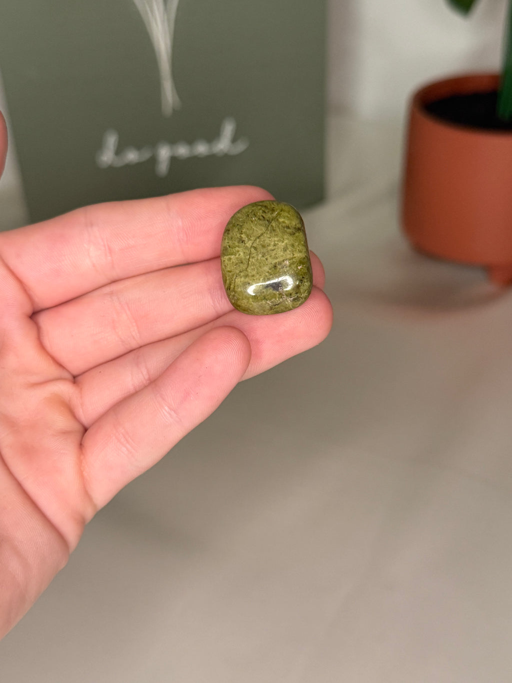 Unakite tumble