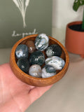 Moss agate tumble