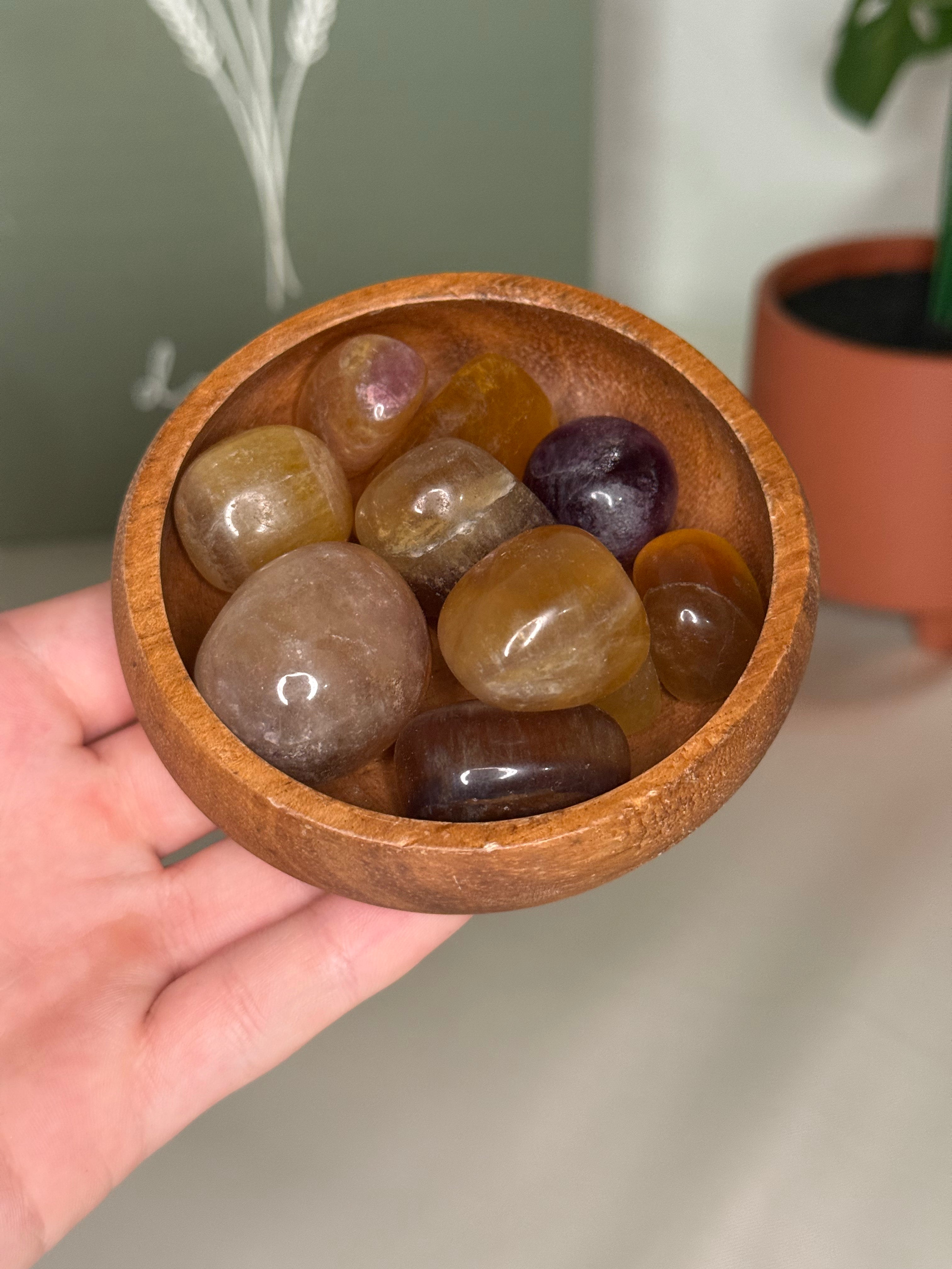 Fluorite tumble