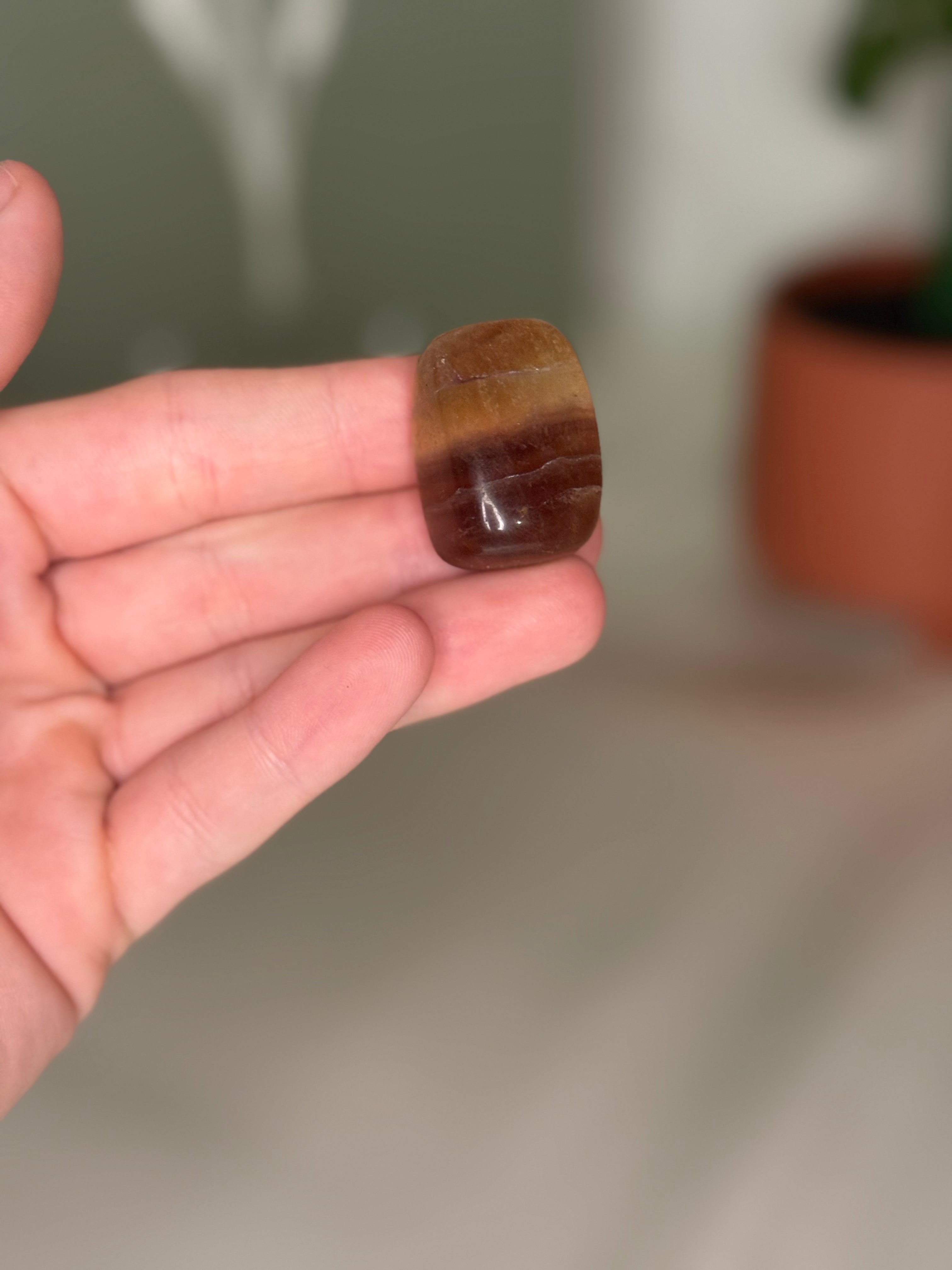 Fluorite tumble